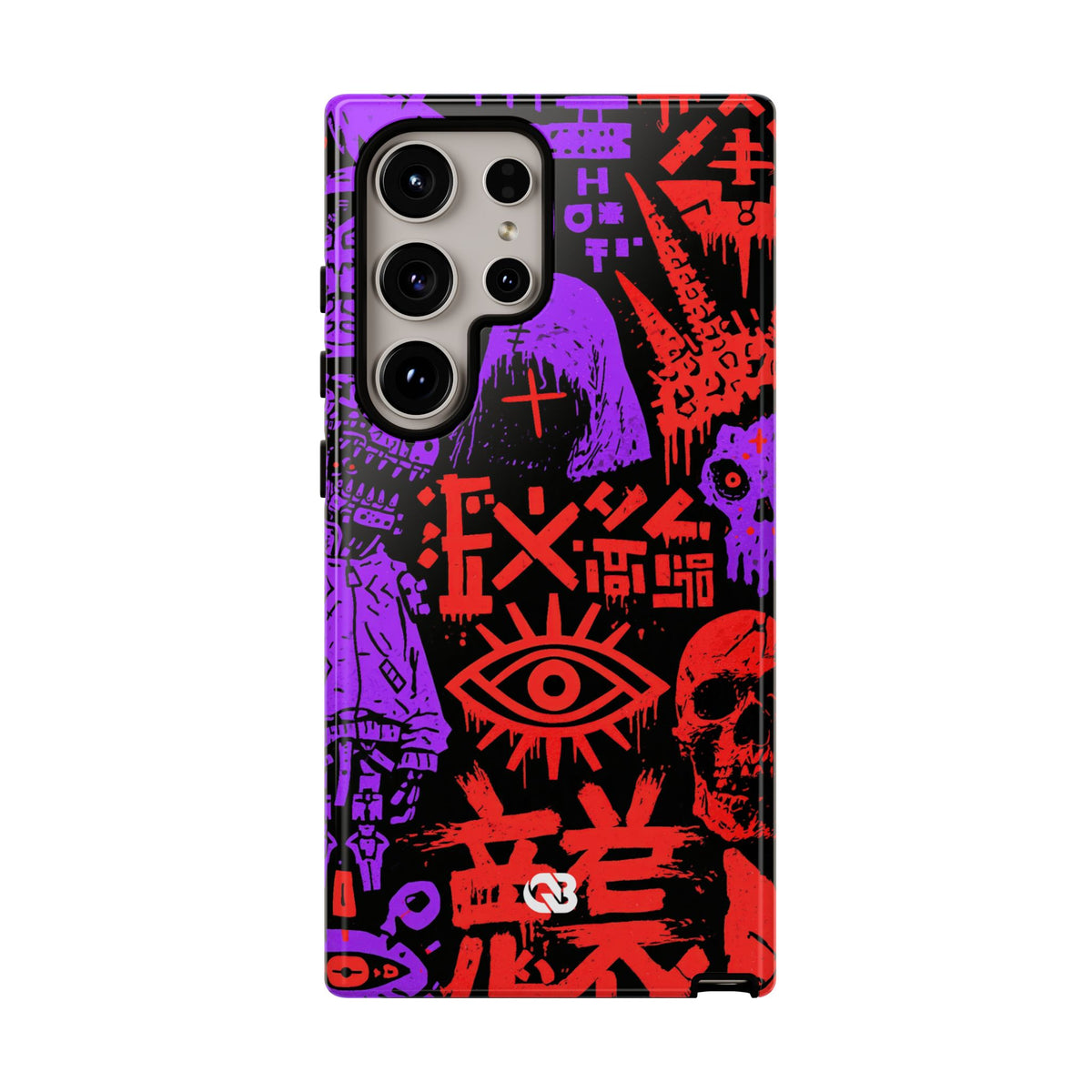 Underground Cyber Glyphs · Tough Phone Case for Samsung · Black