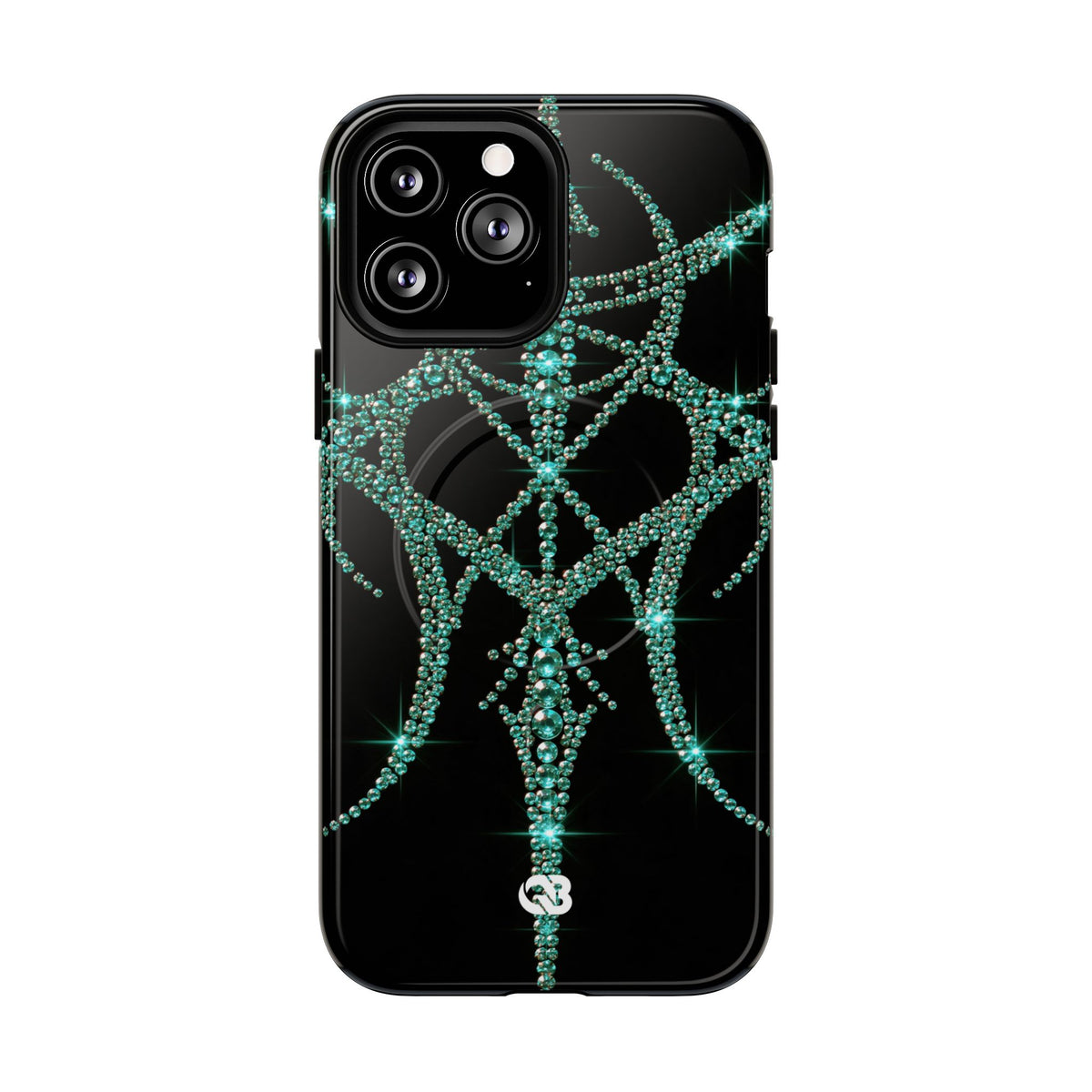 Teal Cyber Sigil · Tough 2.0 Magnetic Phone Case for iPhone · Teal