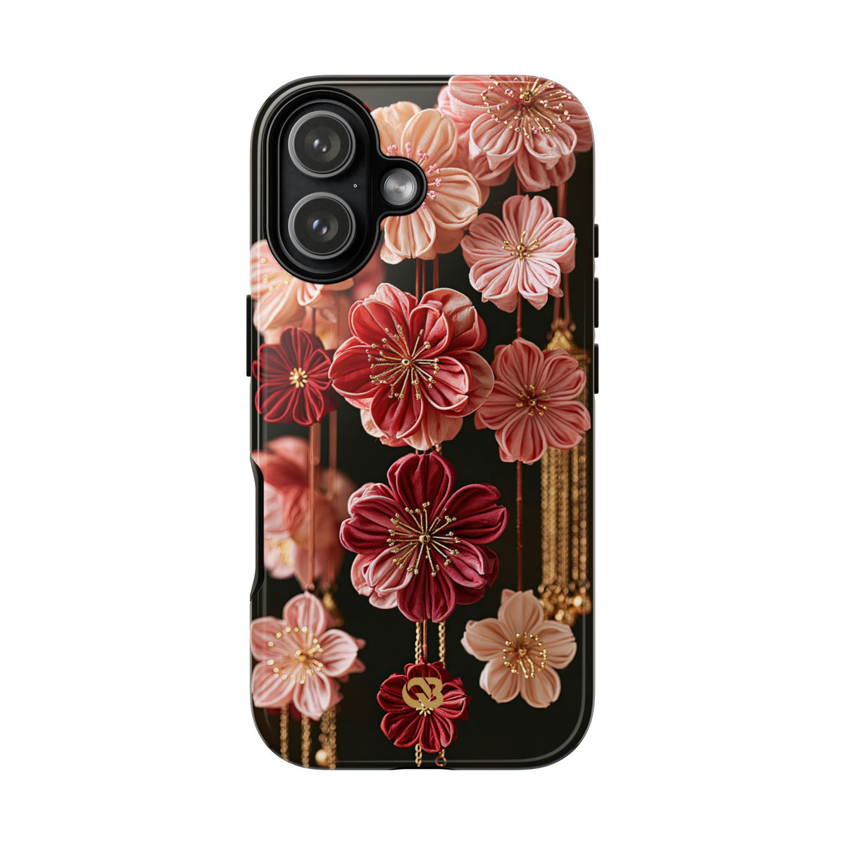 Silk Blossom Kanzashi · Tough Phone Case for iPhone · Pink