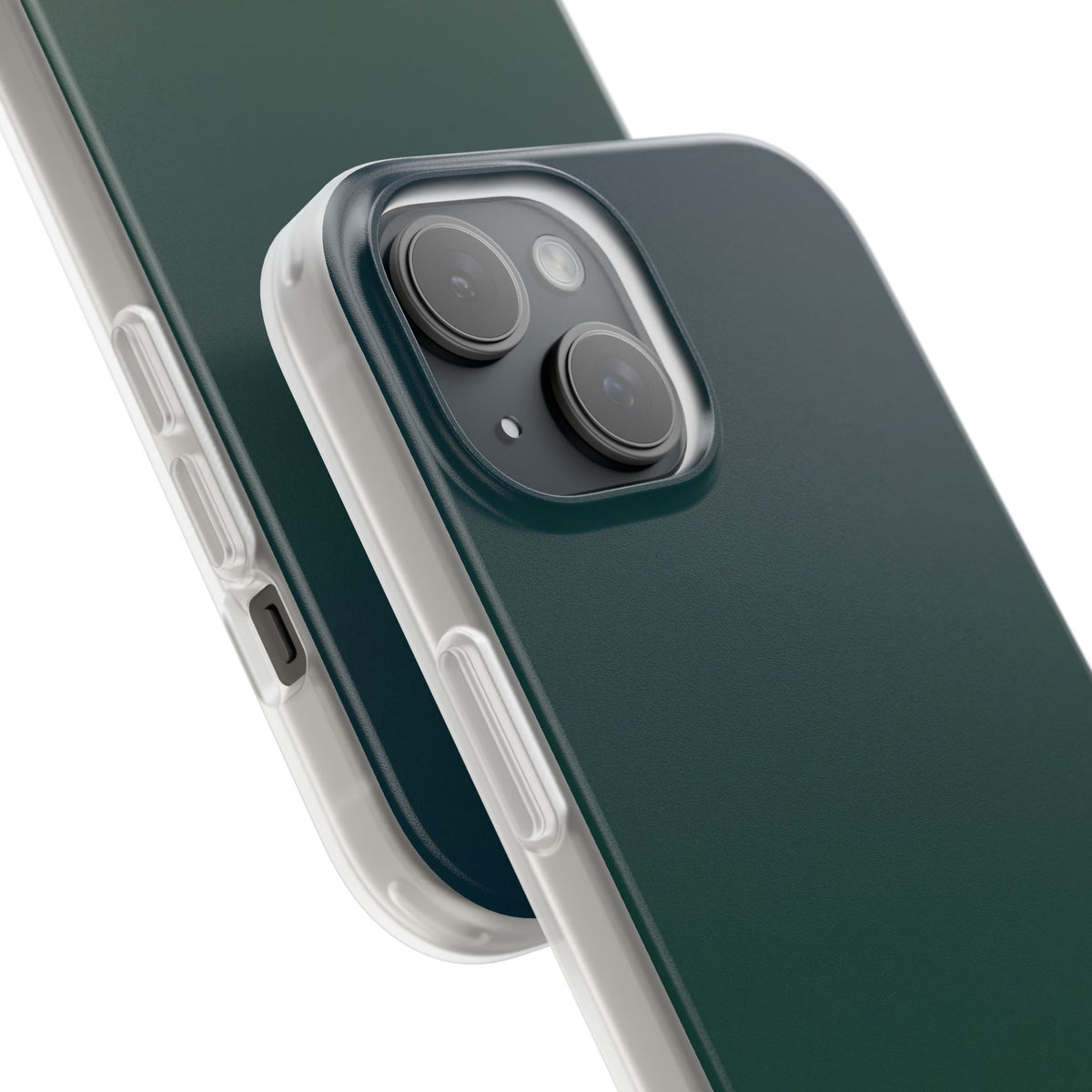 Green Lite Phone Case for iPhone - Midnight Pine Horizon