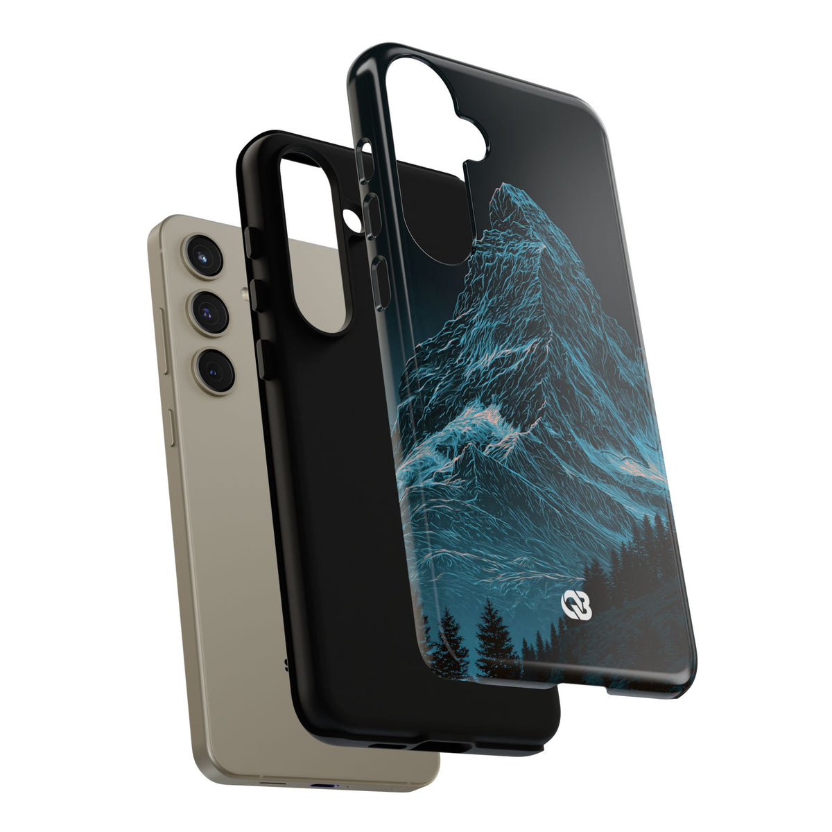 Glacial Alpine Peak · Tough Phone Case for Samsung · Blue