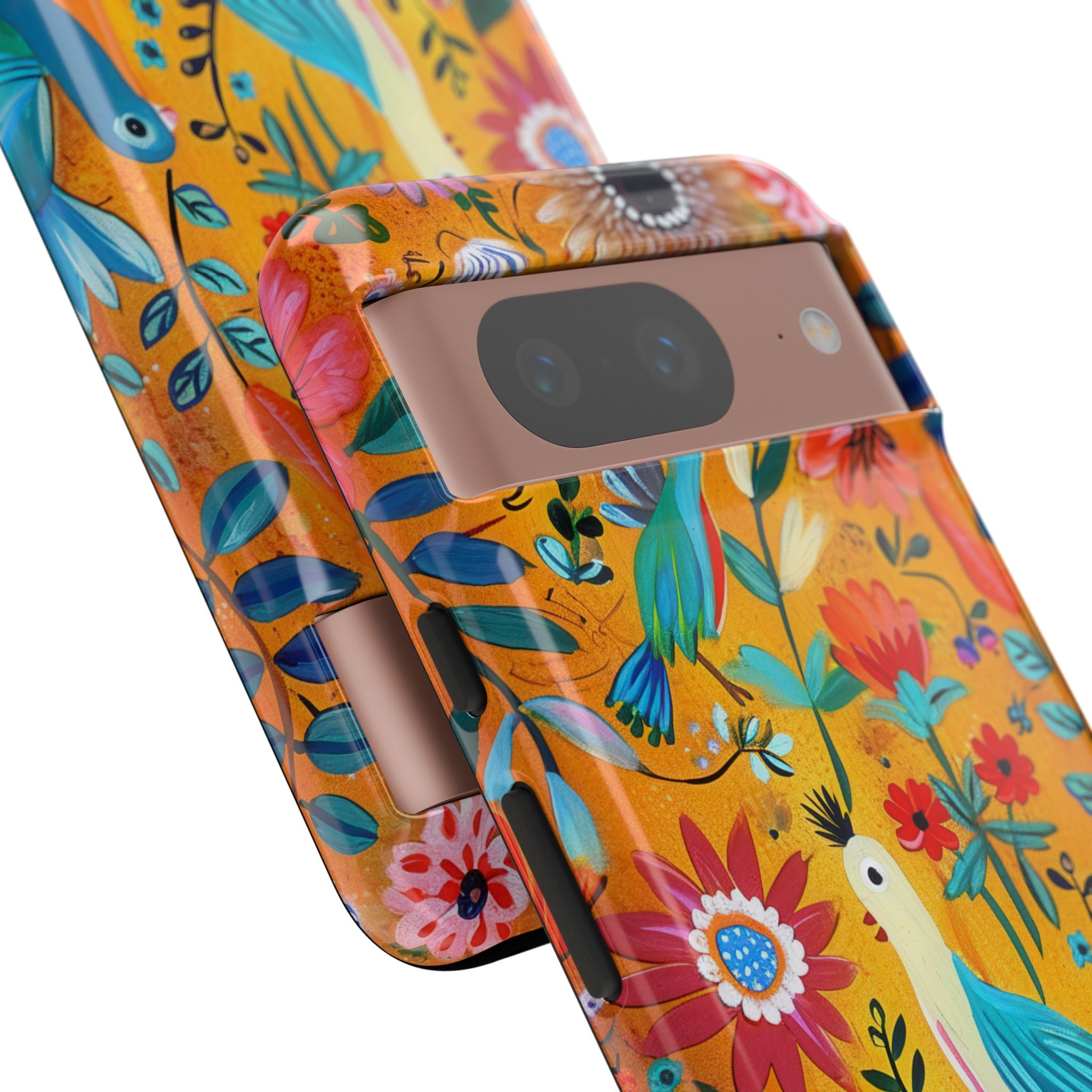 Colorful Birds Bloom Google Pixel 8 Case - Tough