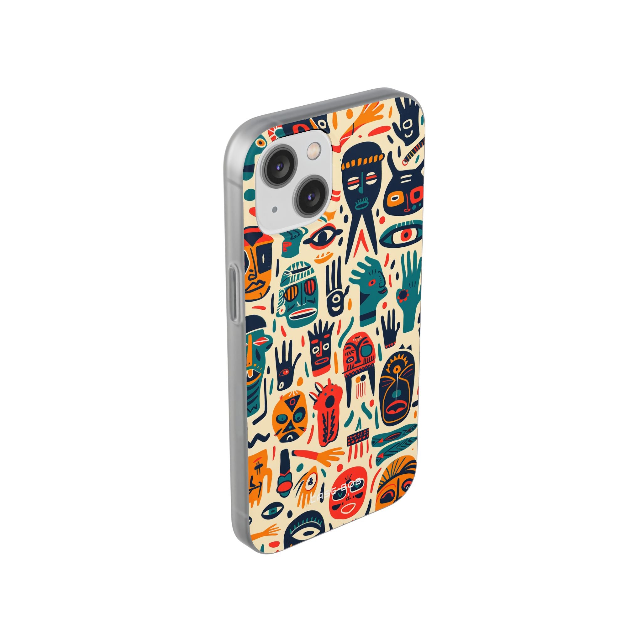 Lebendige Gesichter iPhone 14 Case - Soft