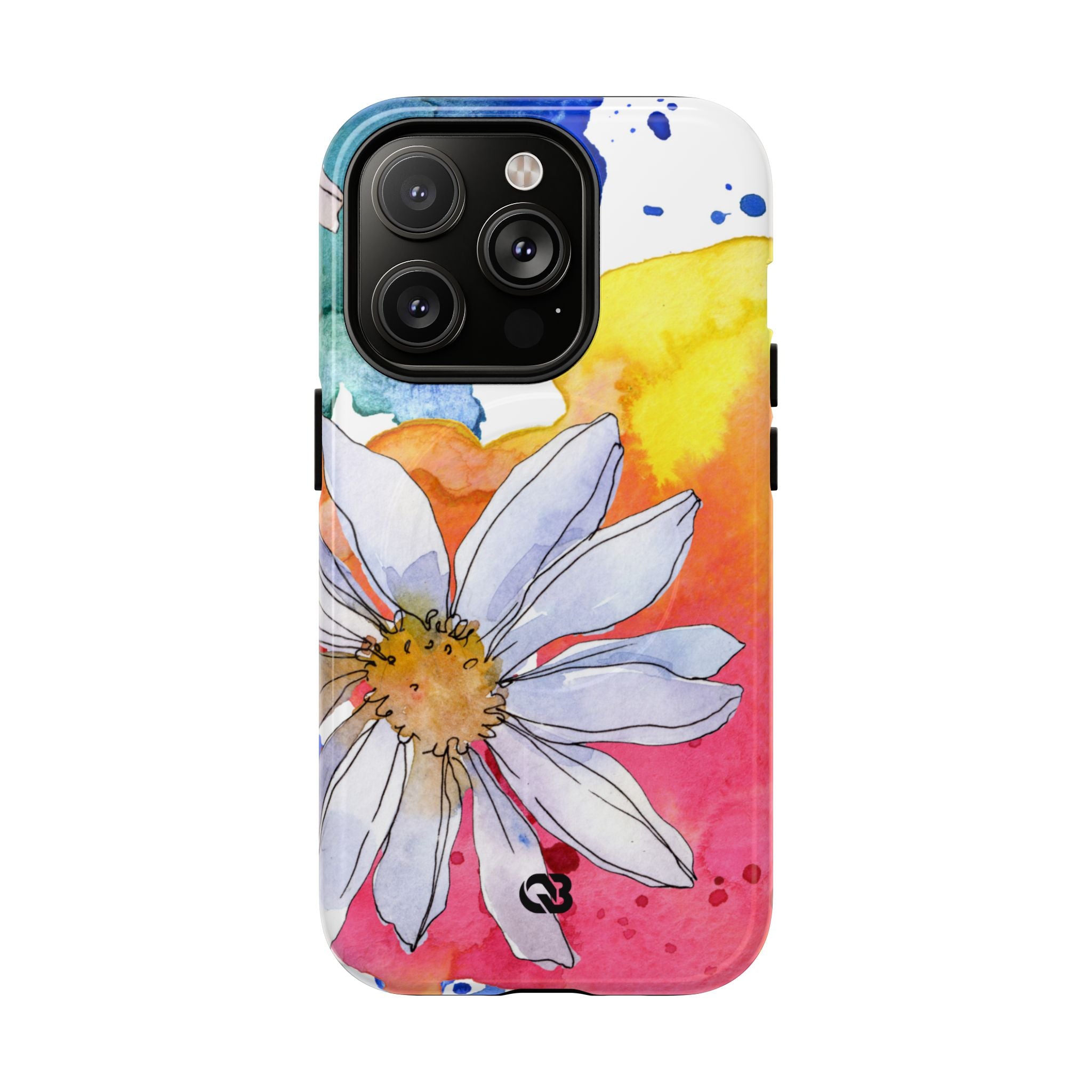 Vivid Bloom Splatter · Tough+ Handyhülle für iPhone · Magsafe