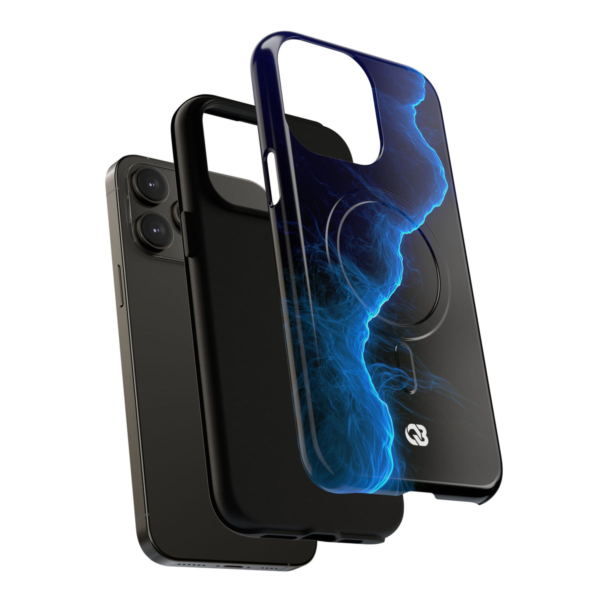 Electric Azure Drift · Tough 2.0 Magnetic Phone Case for iPhone · Blue
