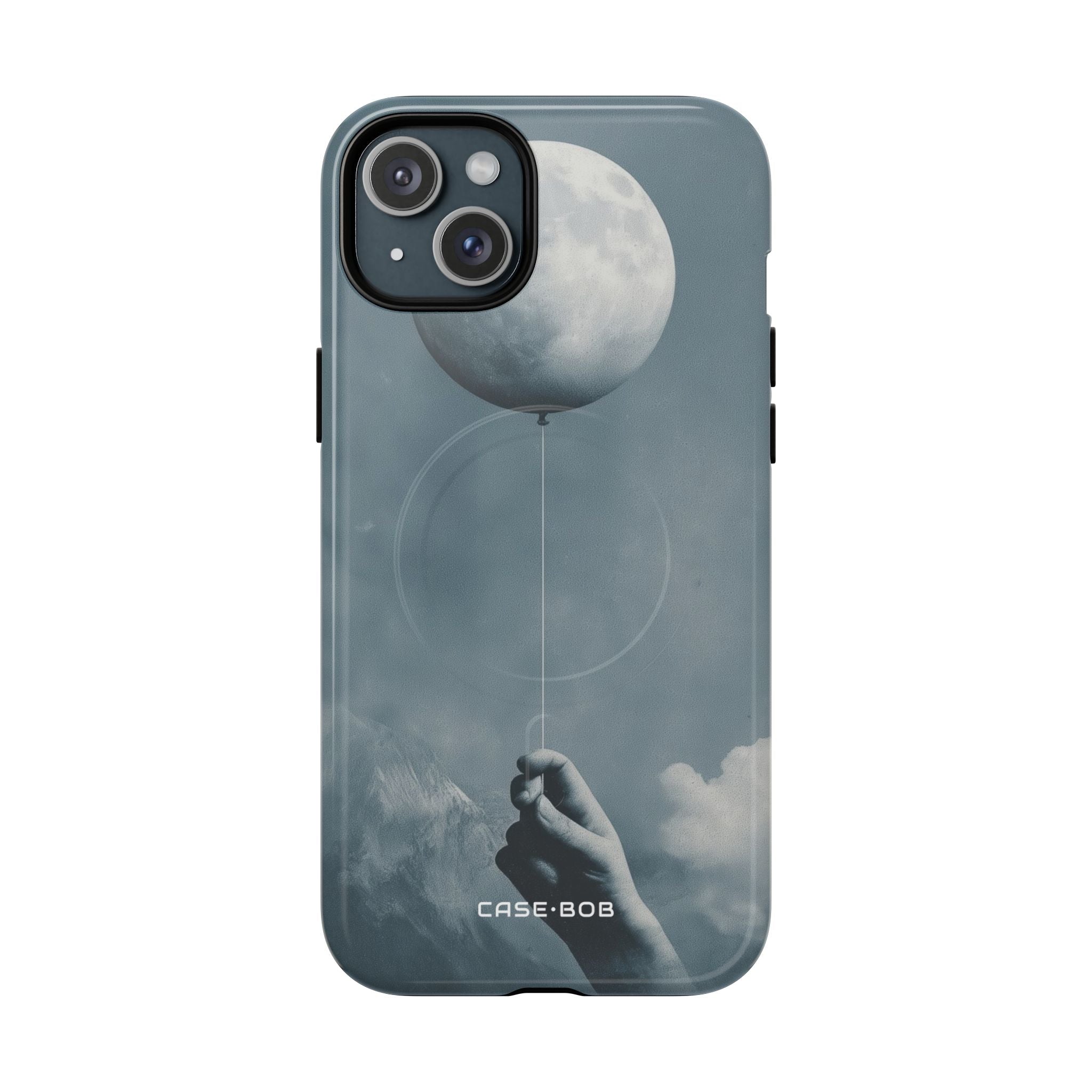 Moon Balloon iPhone 15 Plus Case - Tough+