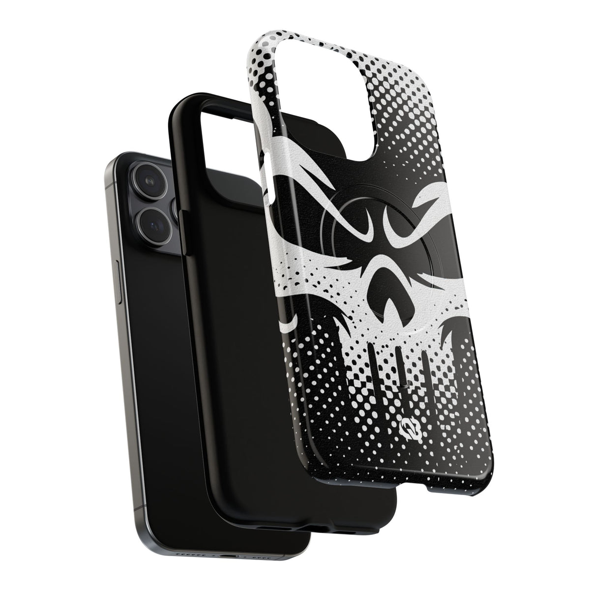 Phantom Halftone · Tough 2.0 Magnetic Phone Case for iPhone · Black