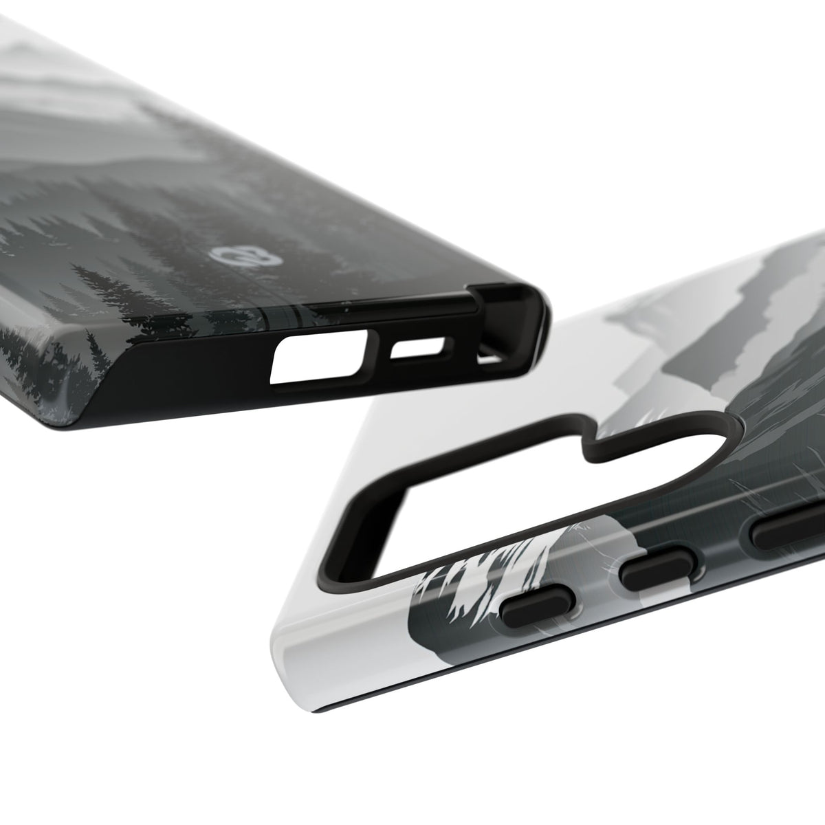 Grey Tough Phone Case for Samsung - Granite Ridge Mist