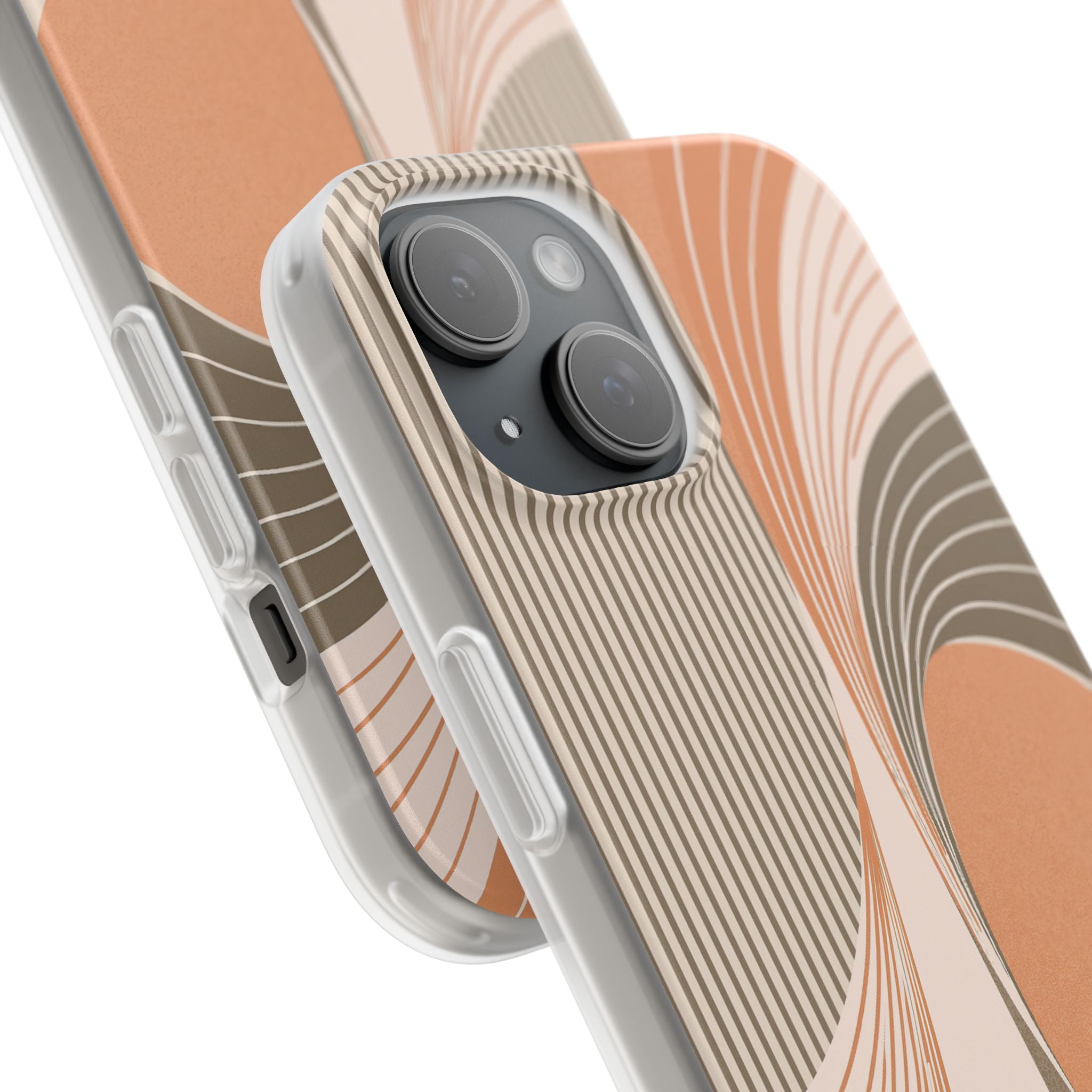 Orange Lite Phone Case for iPhone - Desert Arc Horizon