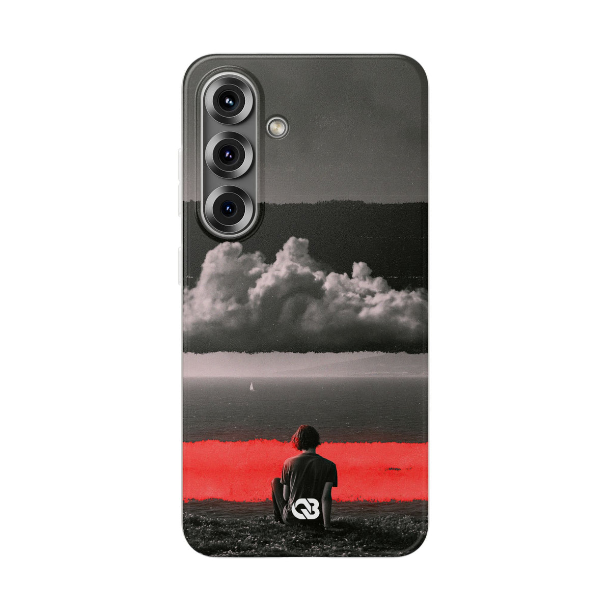 Crimson Horizon · Lite Phone Case for Samsung · Black