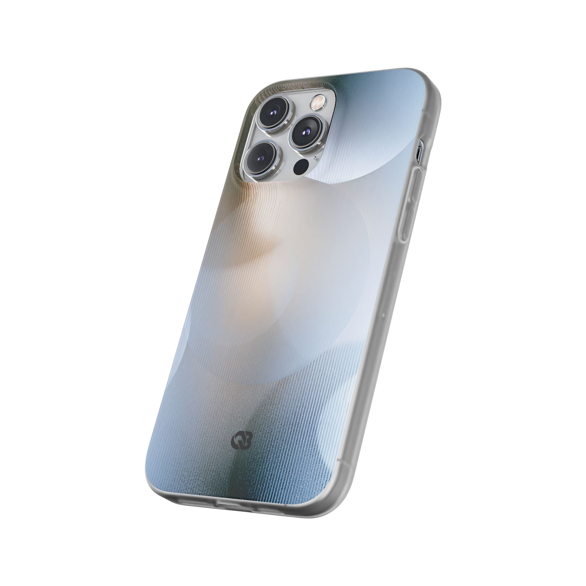 White Lite Phone Case for iPhone - Frosted Ribbed Sphere