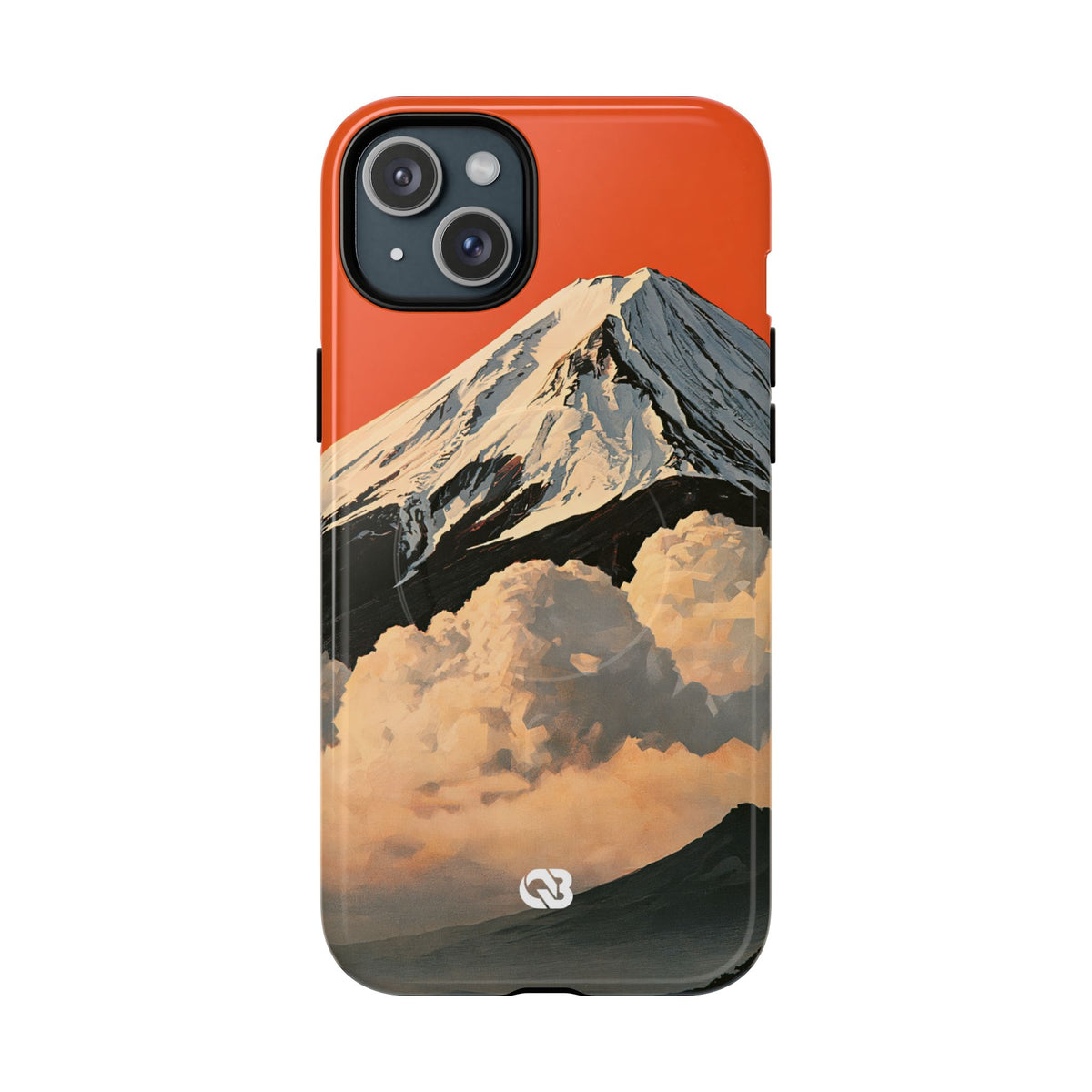 Sacred Peak Fuji · Tough 2.0 Magnetic Phone Case for iPhone · Orange