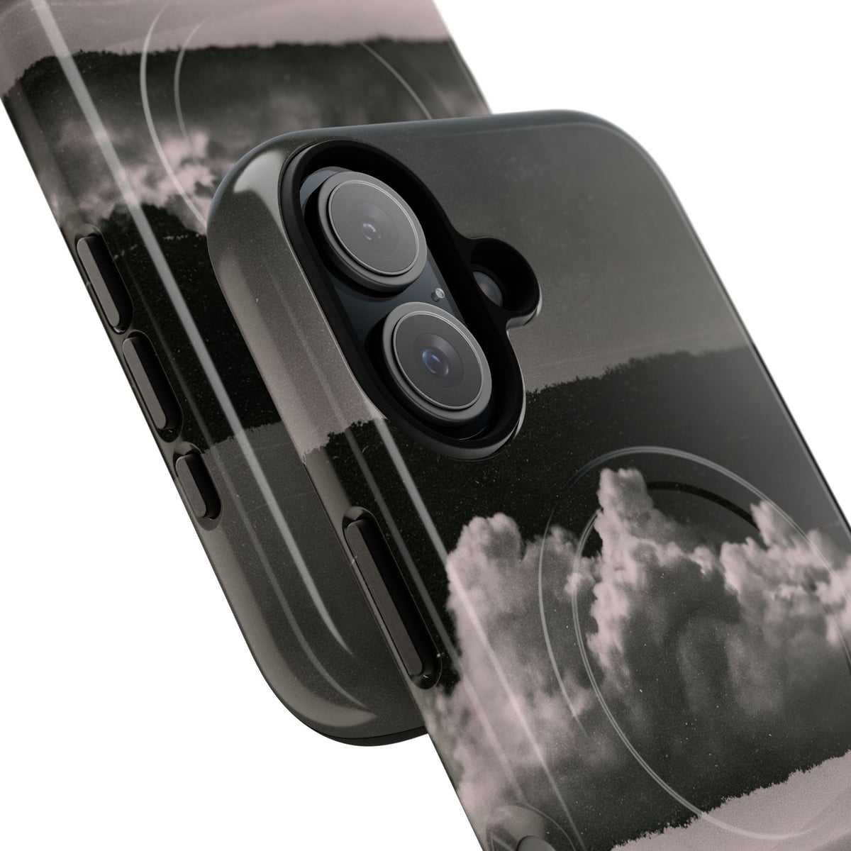 Crimson Horizon · Tough 2.0 Magnetic Phone Case for iPhone · Black