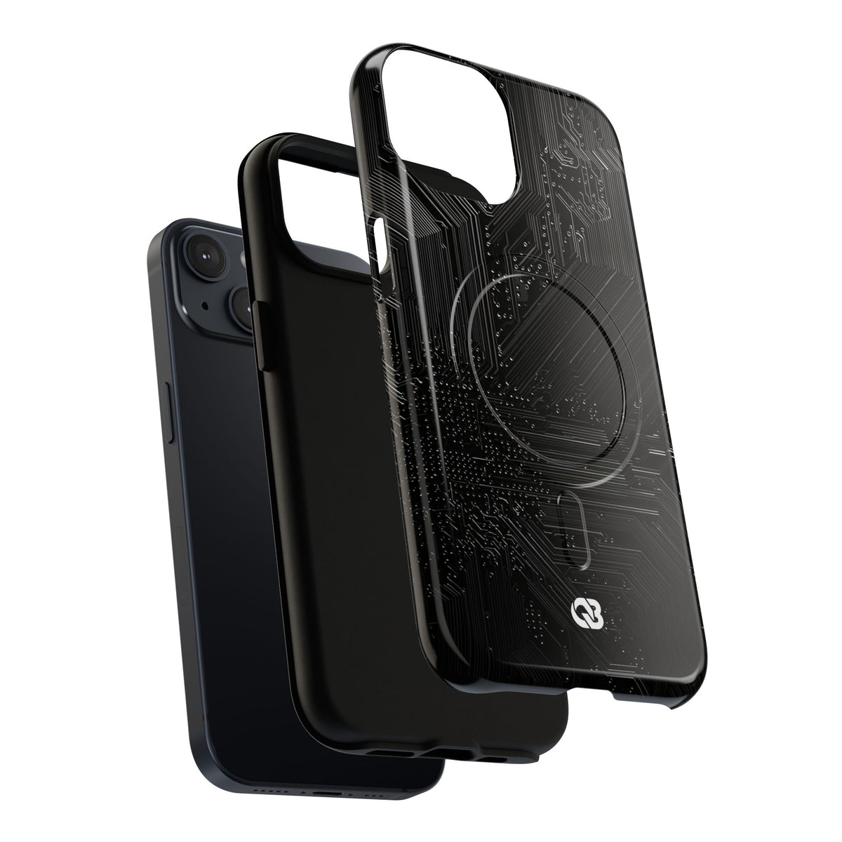 Obsidian Circuitry · Tough 2.0 Magnetic Phone Case for iPhone · Black