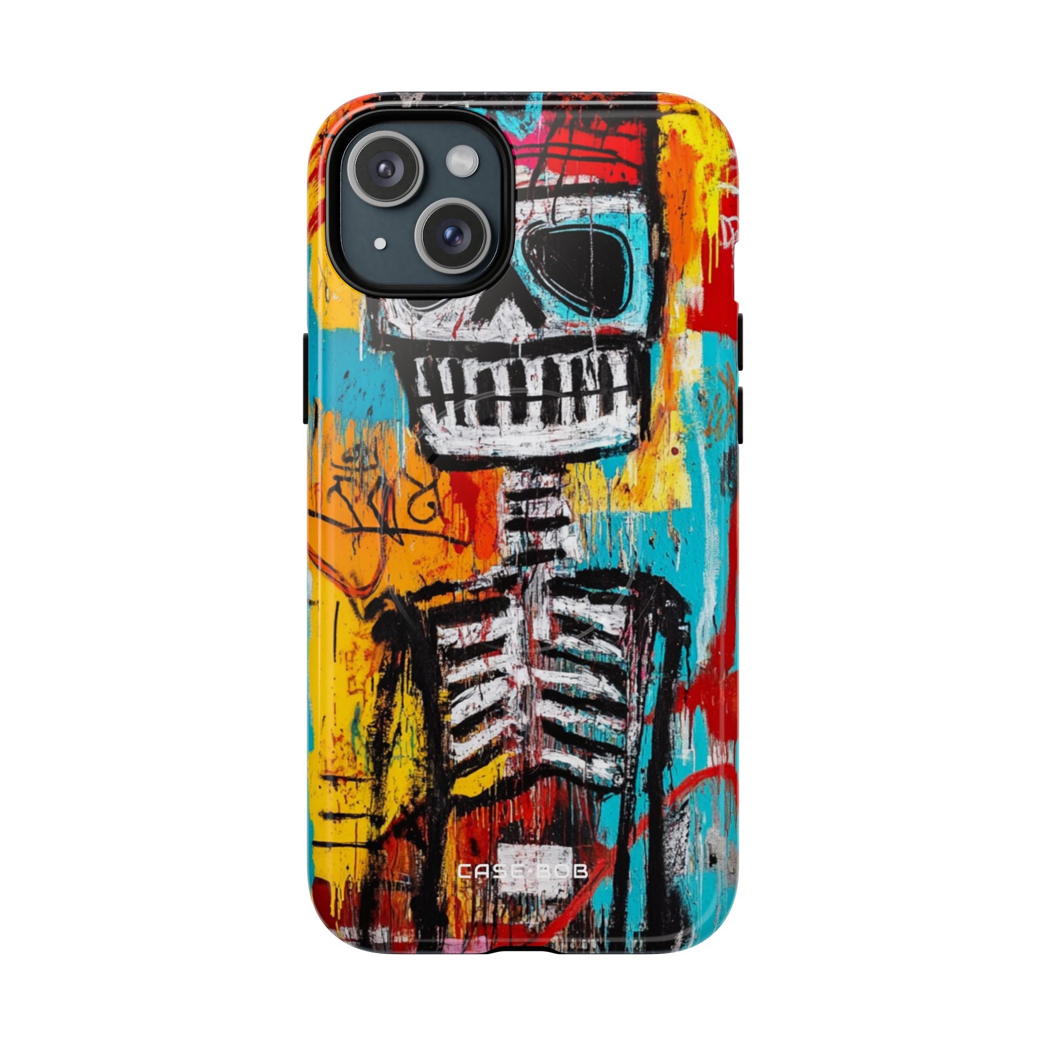 Skeleton Riot iPhone 15 Plus Cover - Tough+