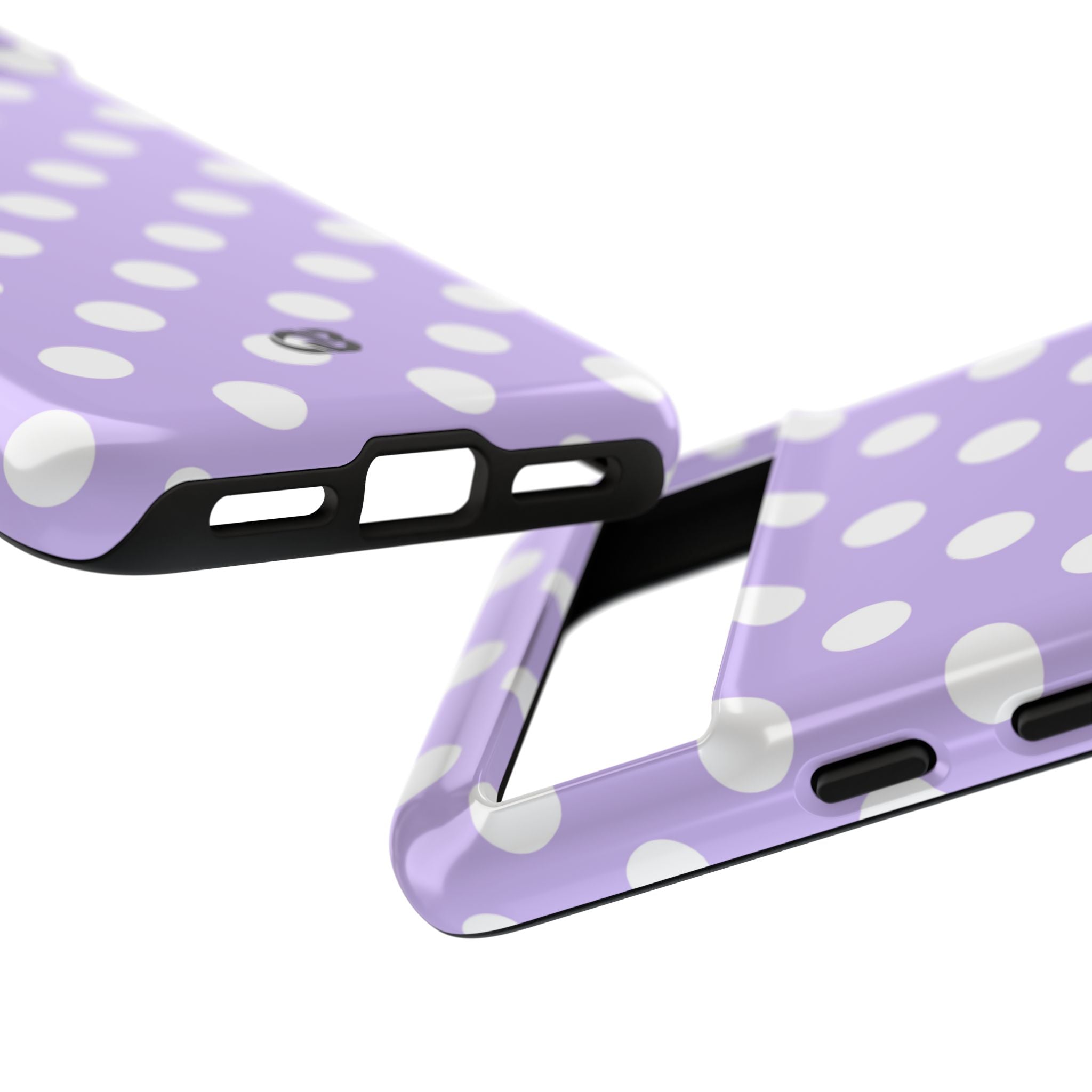 Lavender Polka Grid · Tough Θήκη για Google Pixel