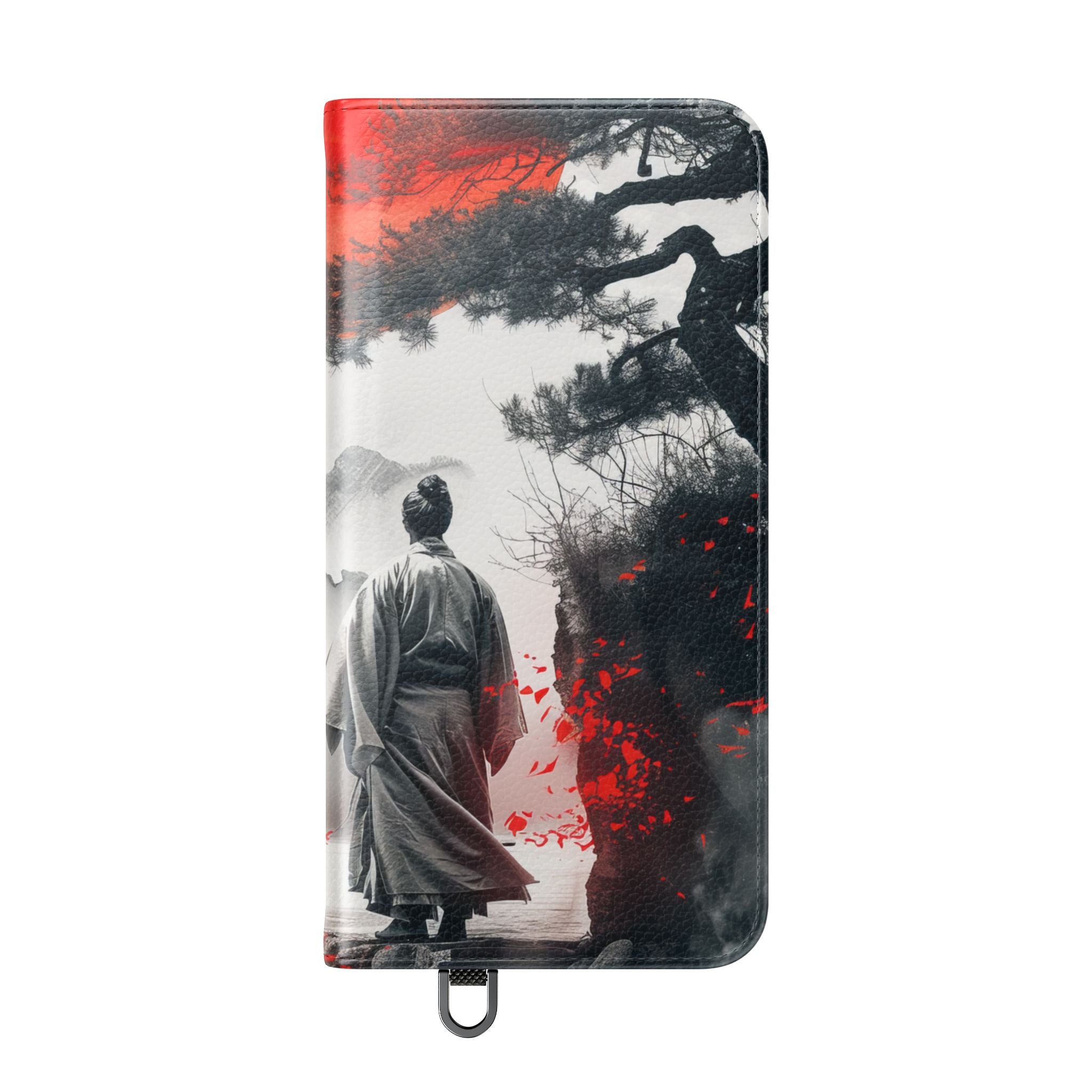 Red Sun Serenity - Samsung S25+ Case - Wallet