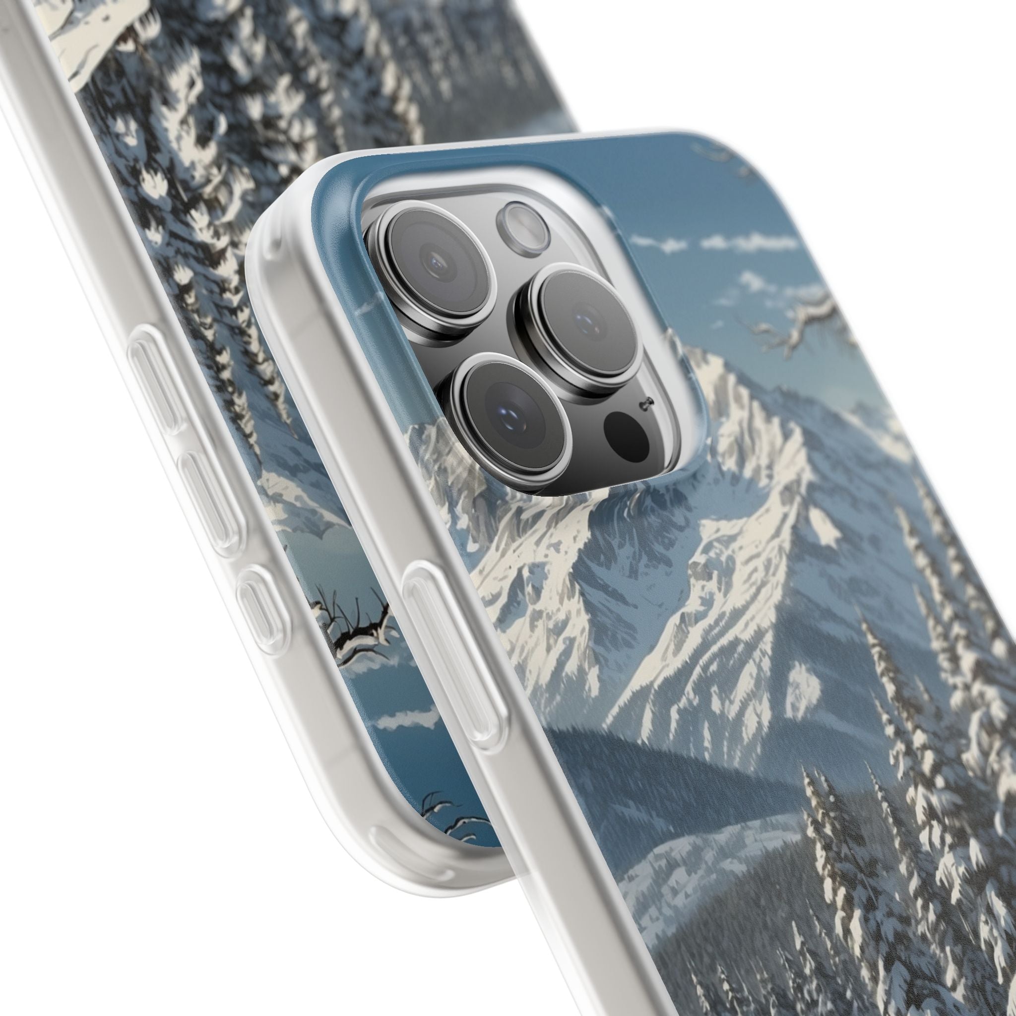 Frozen Ridge Valley · Soft Phone Case for iPhone