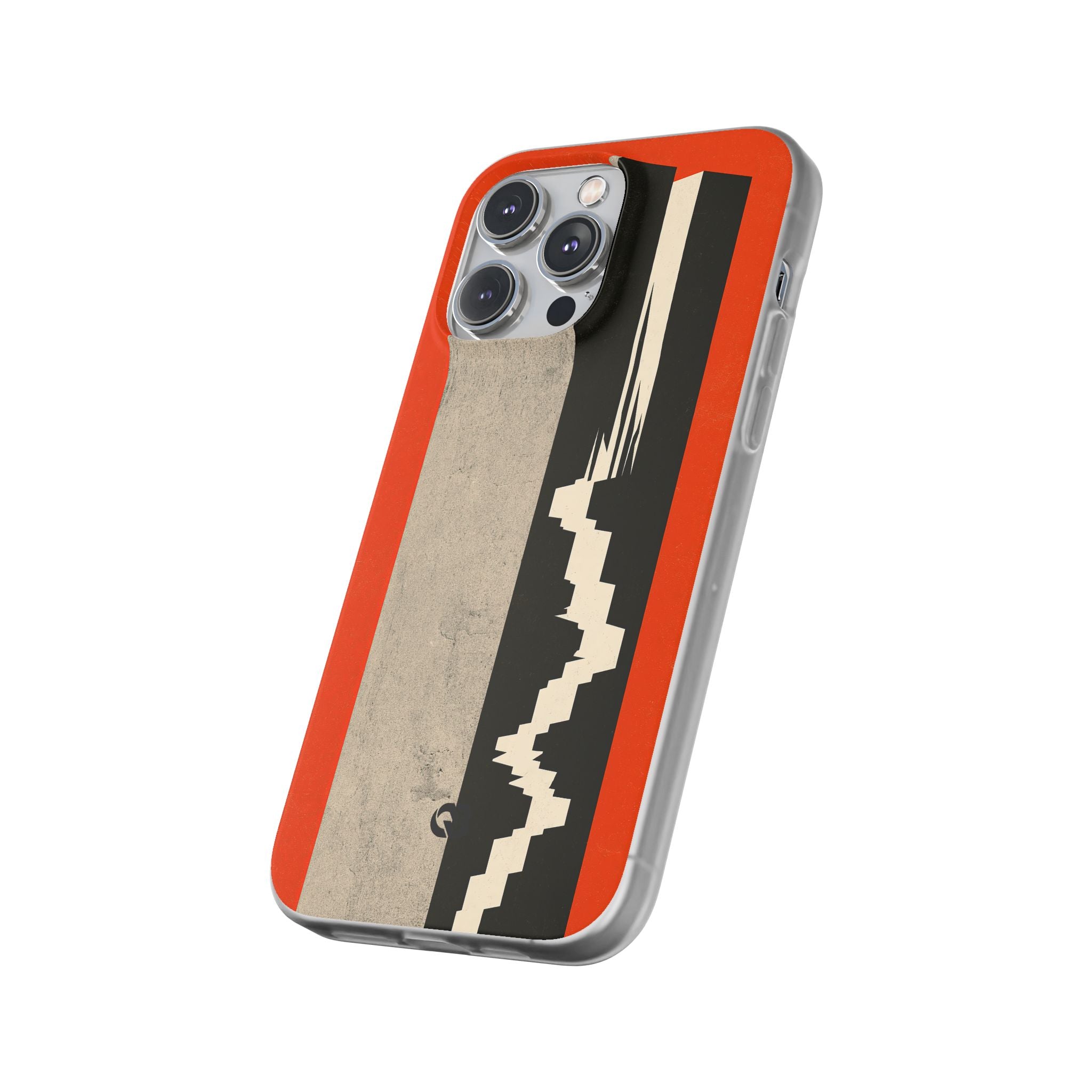 Orange Lite Phone Case for iPhone - Orange Monolith Rift