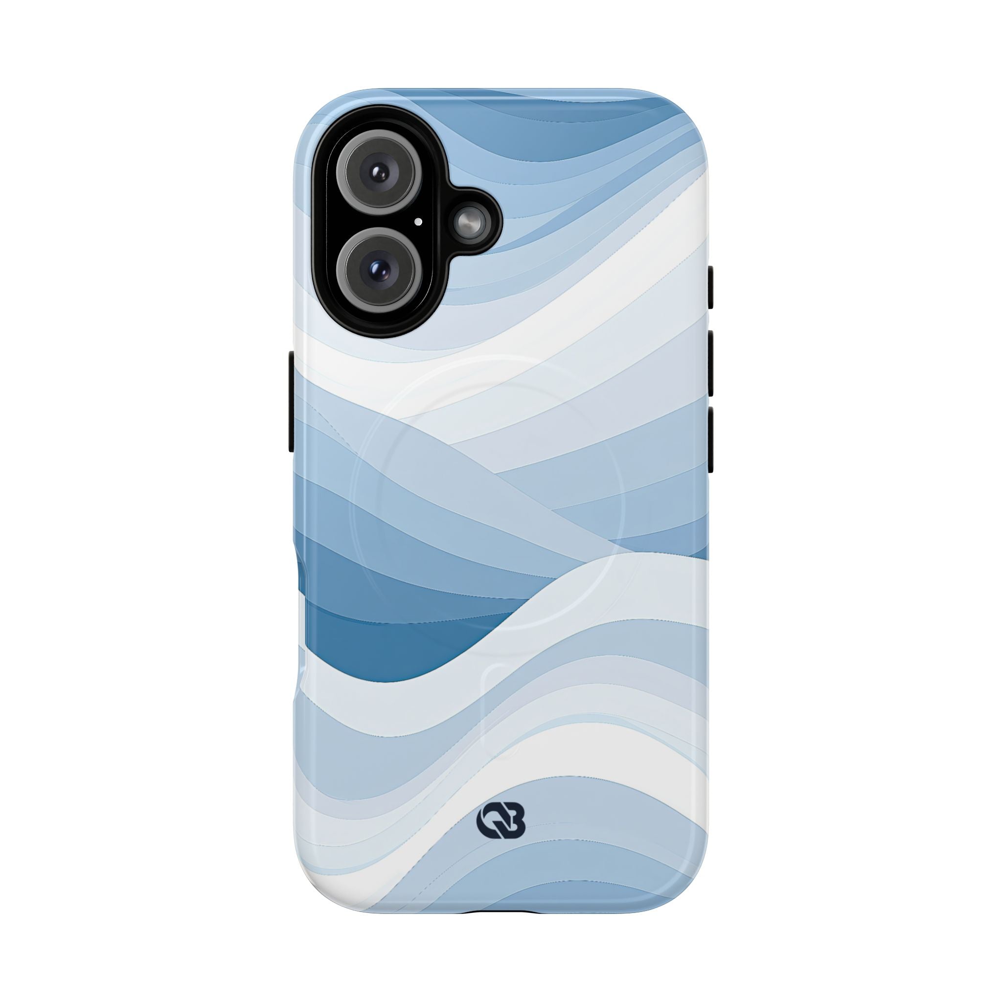 Blue Tough 2.0 Magsafe Phone Case for iPhone - Glacial Indigo Flow