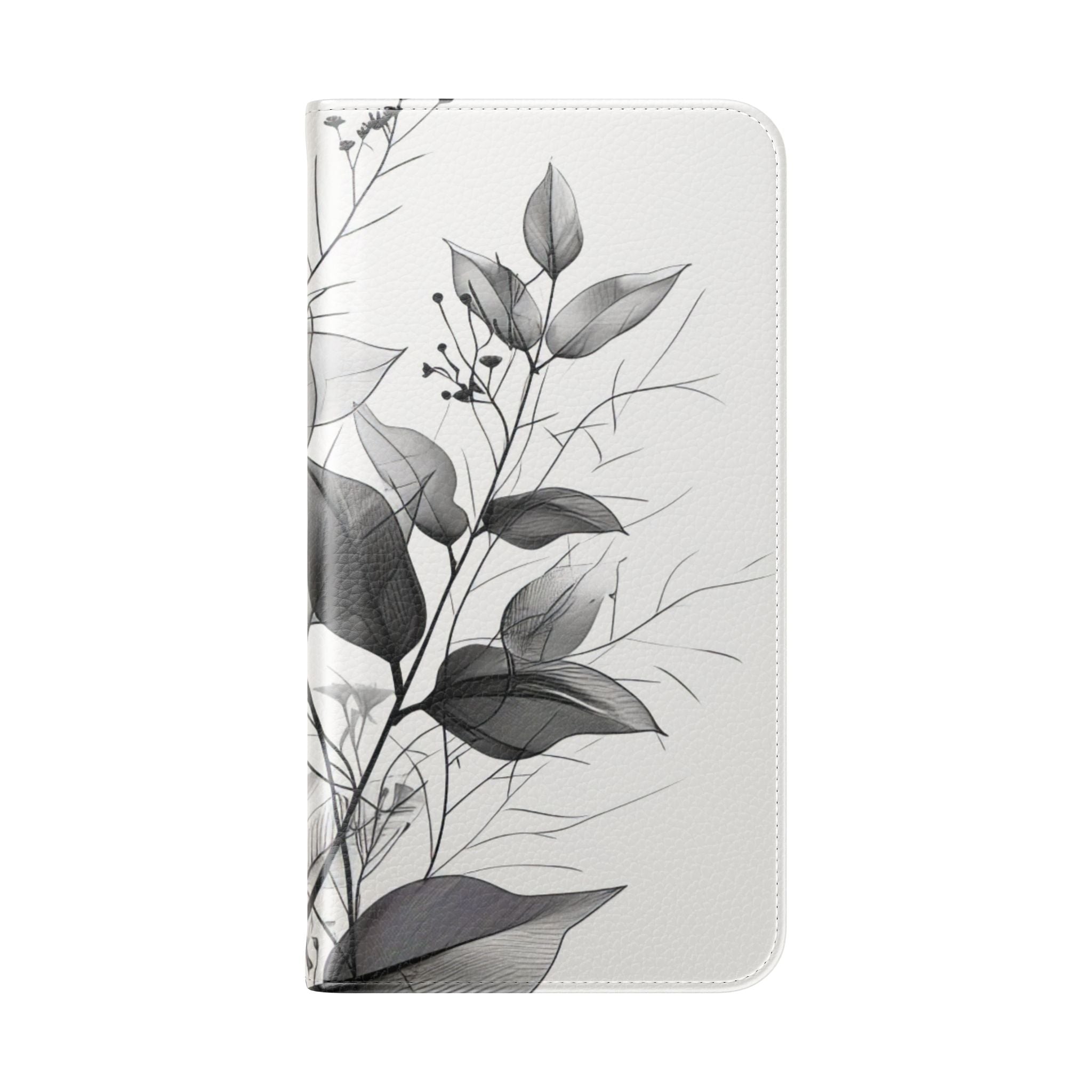Silver Leaves - Samsung S23+ Case - Wallet