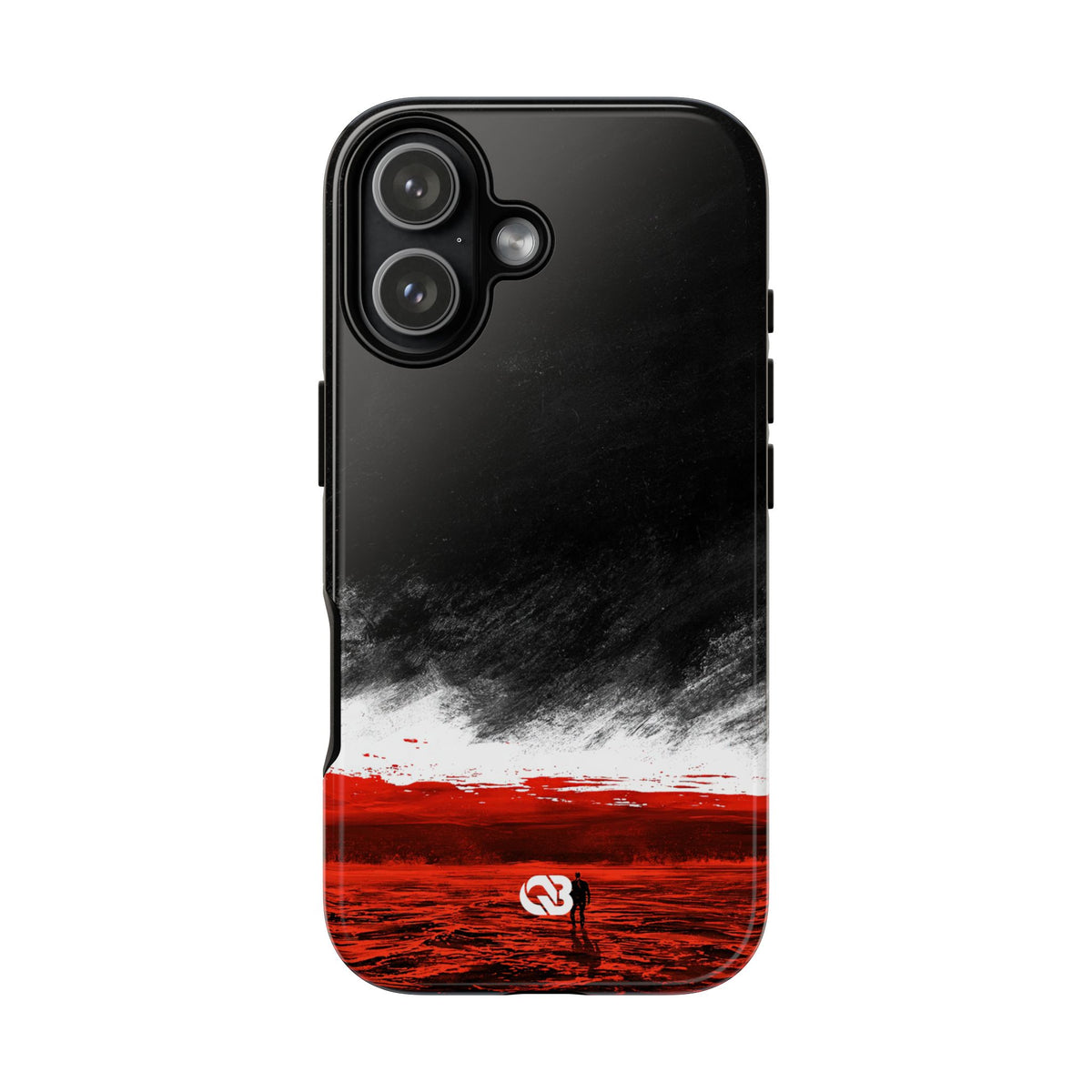 Crimson Void · Tough Phone Case for iPhone · Black