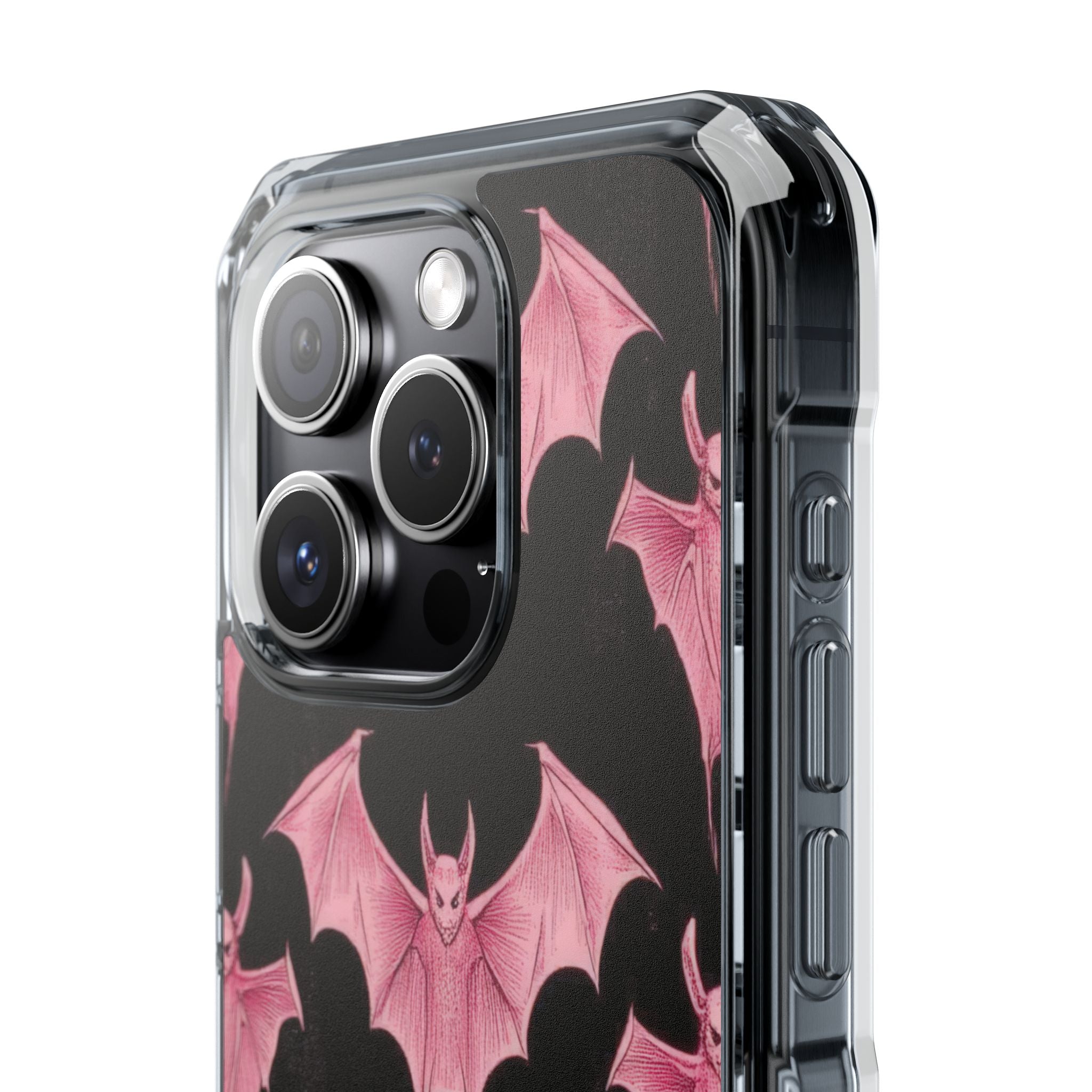 Pink Batwave iPhone 15 Pro Case - Impact