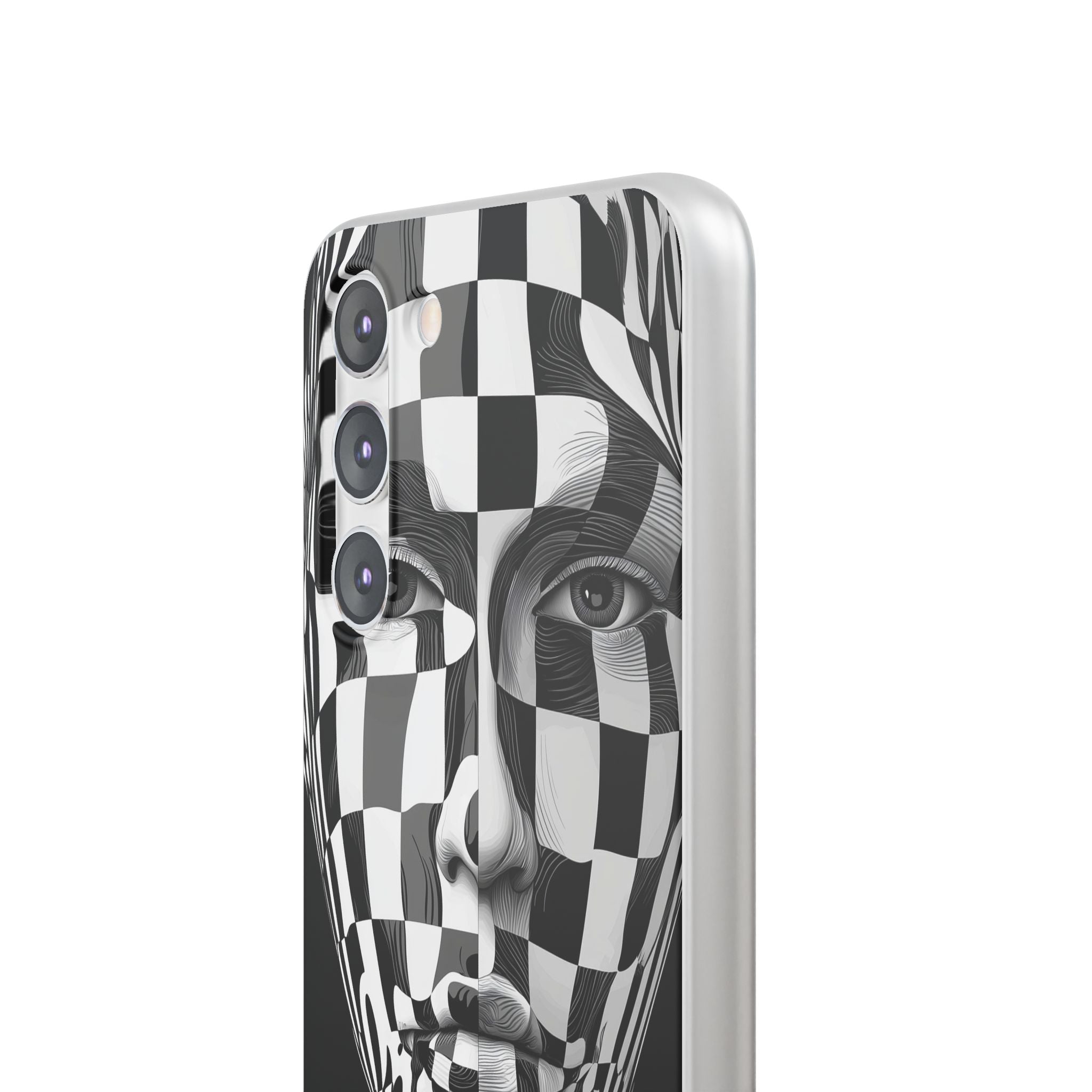 Checkered Face Samsung S23 Plus Case - Soft