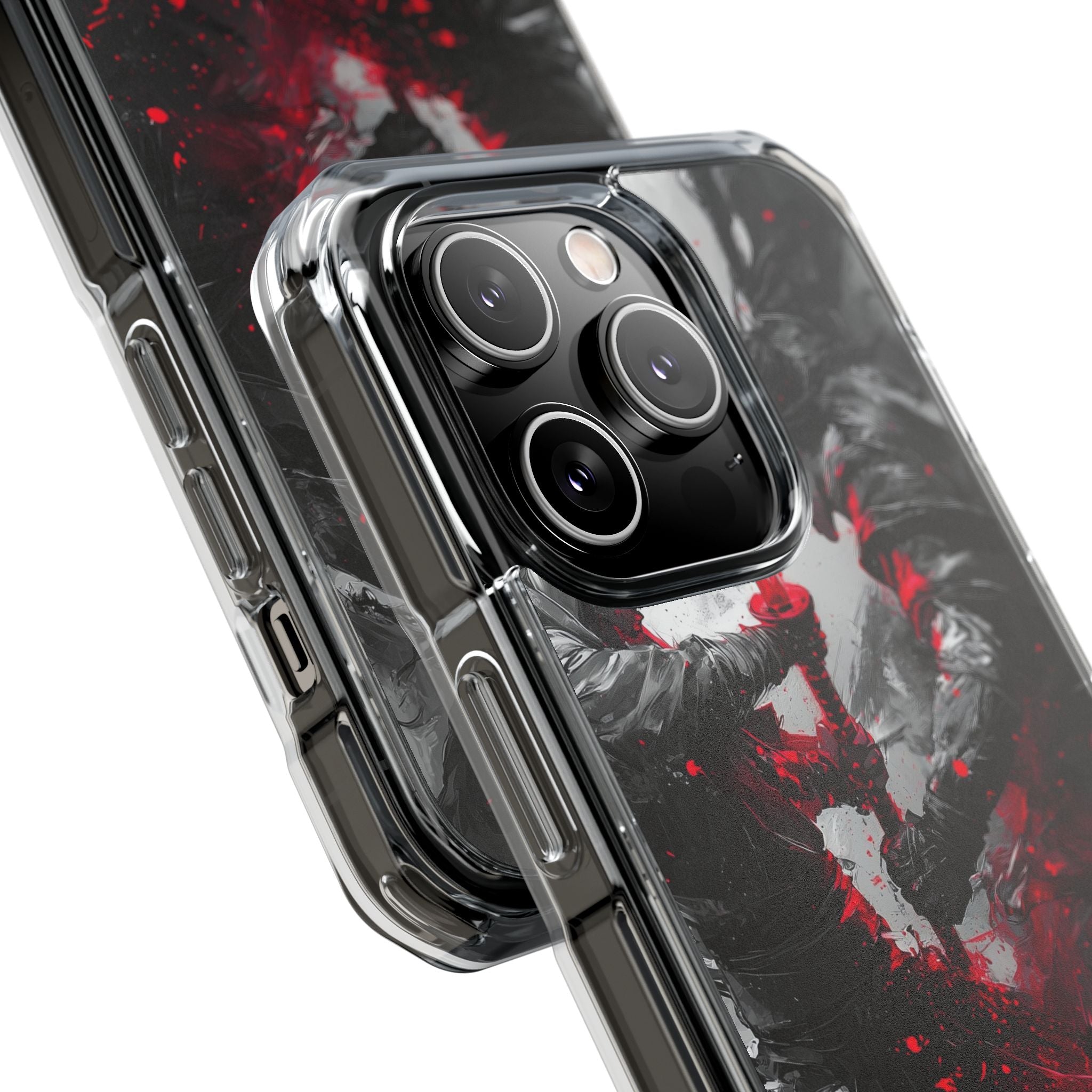 Shattered Crimson Duel · Impact Hoesje voor iPhone · Magsafe