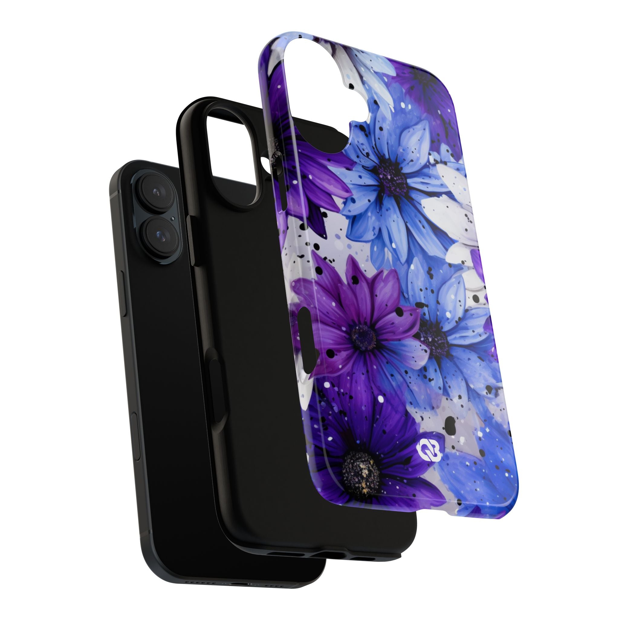 Ink Splatter Blooms · Tough Coque de téléphone pour iPhone
