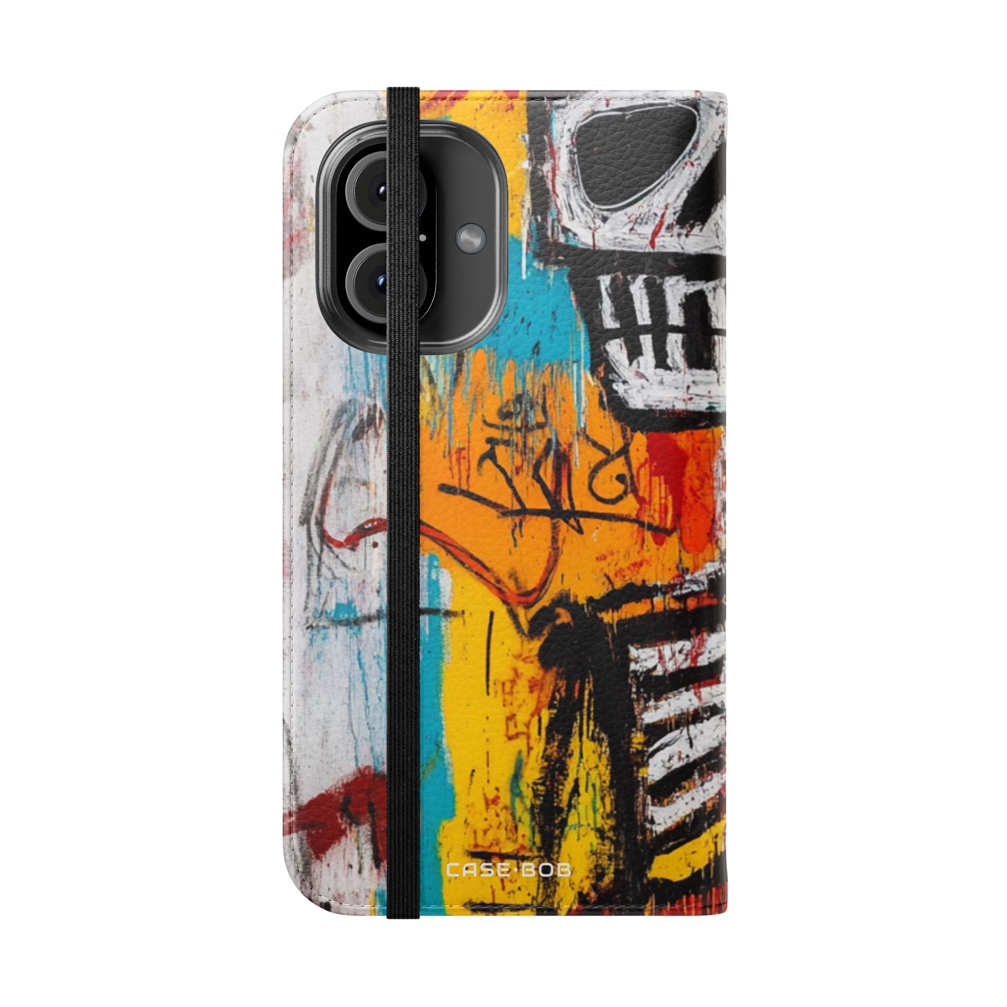 Neon Skull Chaos - iPhone 16 Case - Wallet