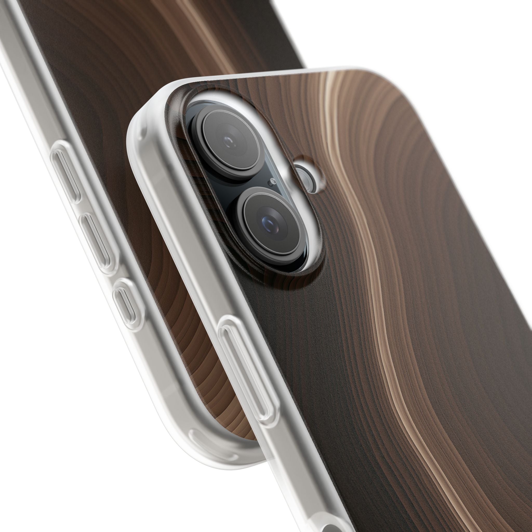 Brown Lite Phone Case for iPhone - Bronzed Canyon Relief
