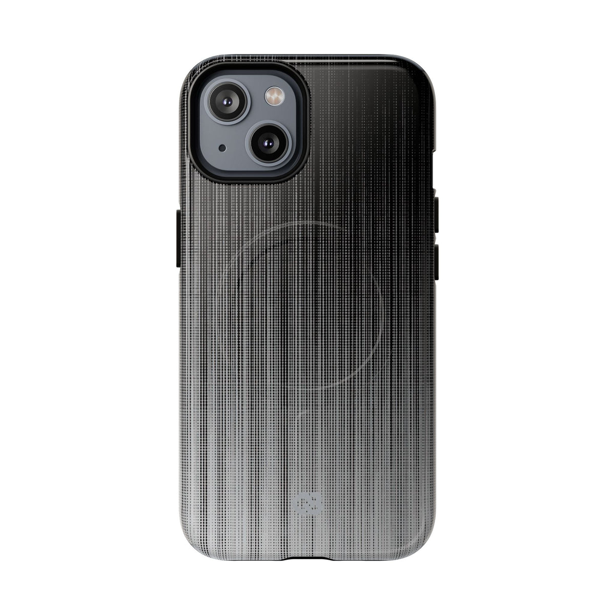 Grey Tough 2.0 Magsafe Phone Case for iPhone - Static Vertical Dither