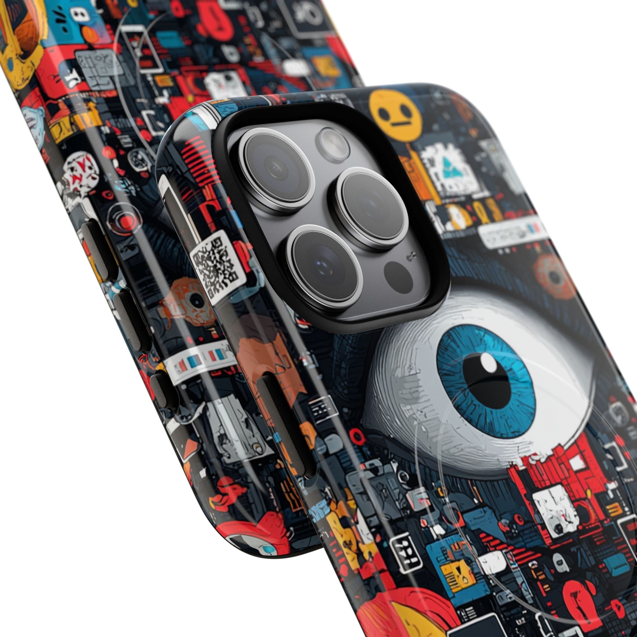 Digital Eye Blue iPhone 15 Pro Max Case - Tough+