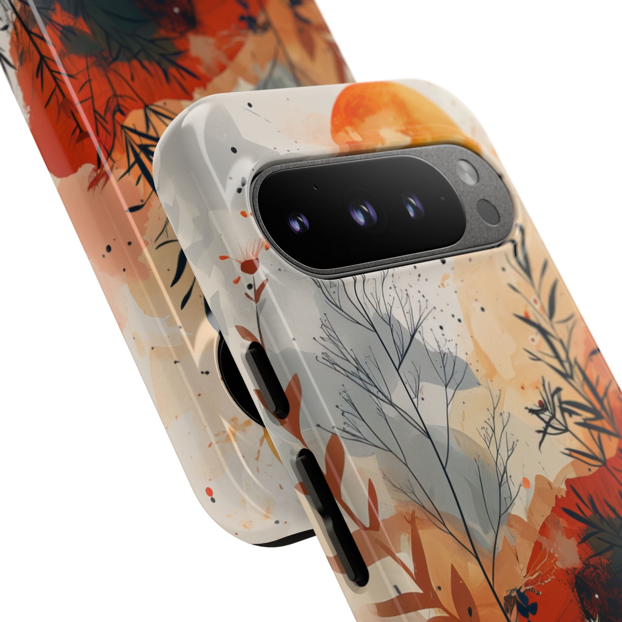 Orange Solstice Google Pixel 9 Pro Case - Tough