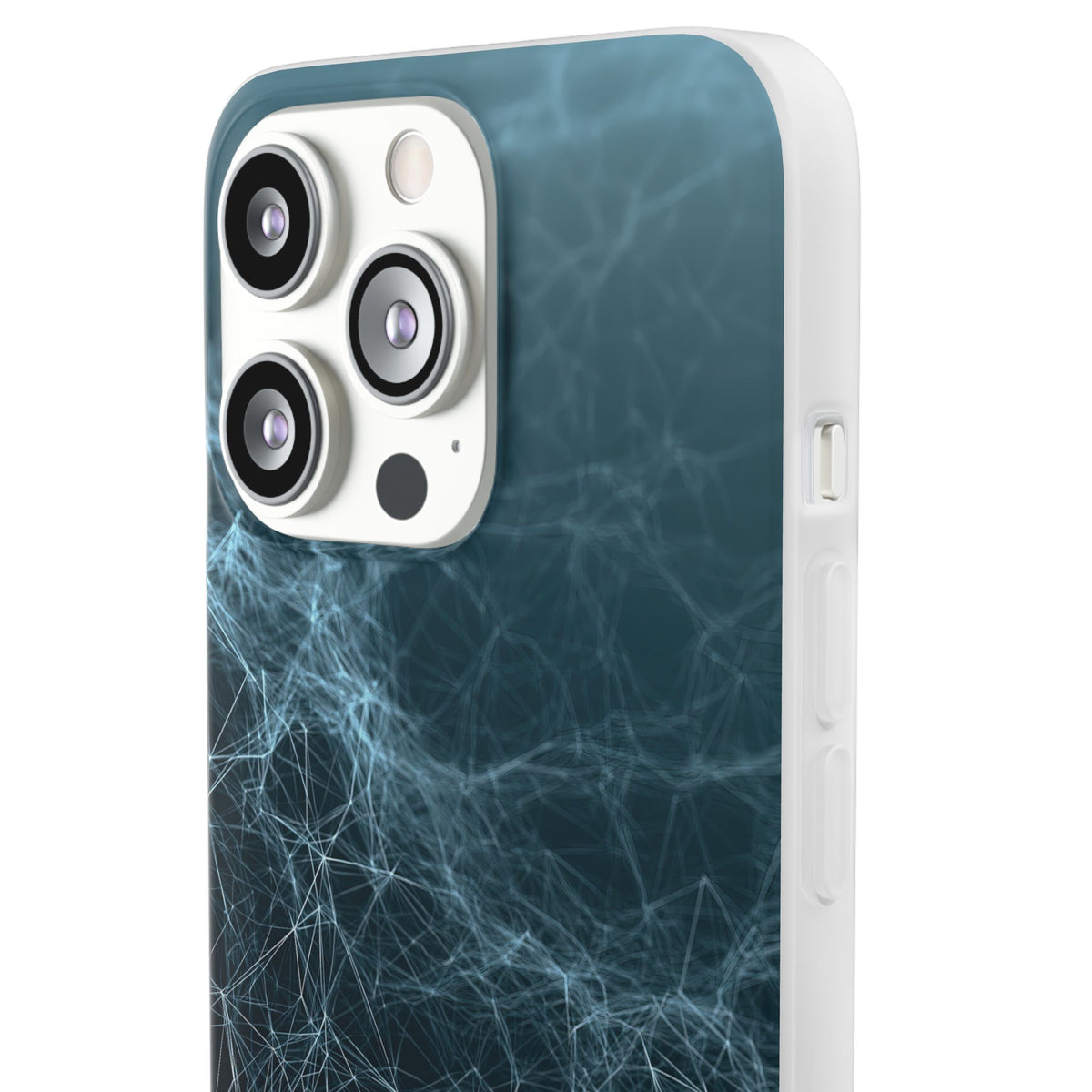 Cyan Lattice Grid · Lite Phone Case for iPhone · Teal