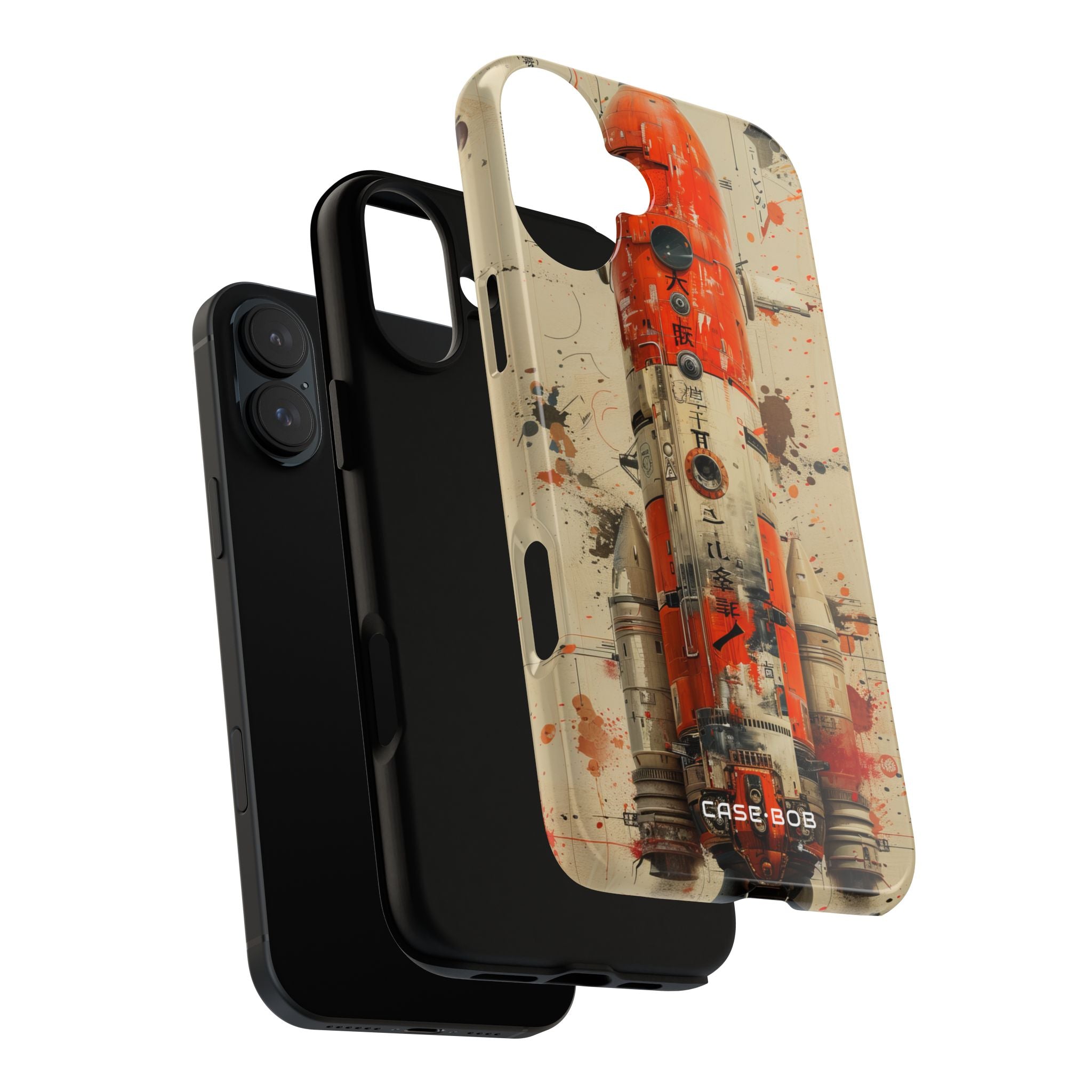 Crimson Rocket iPhone 16 Plus Case - Tough