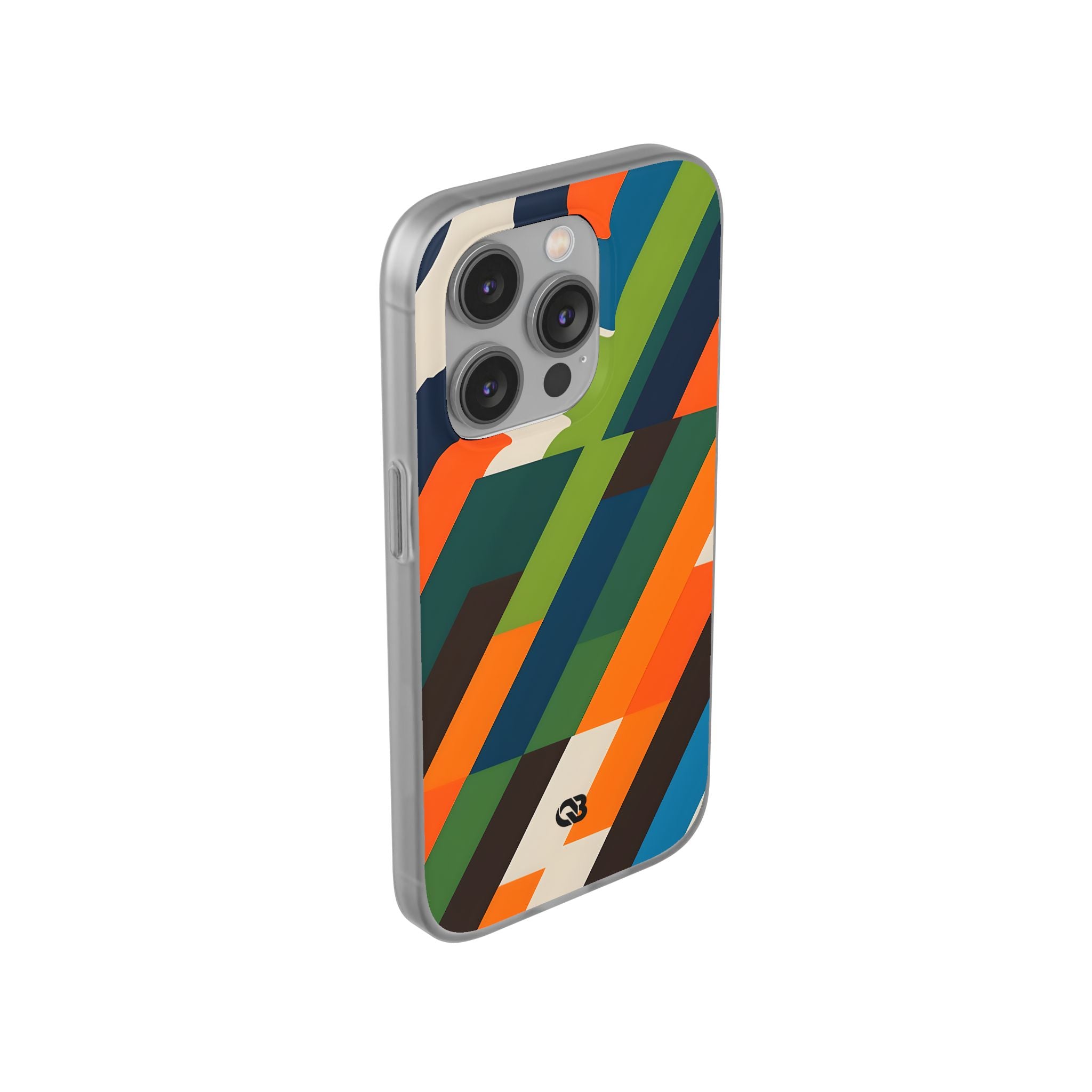 Angled Retro Mosaic · Soft Handyhülle für iPhone