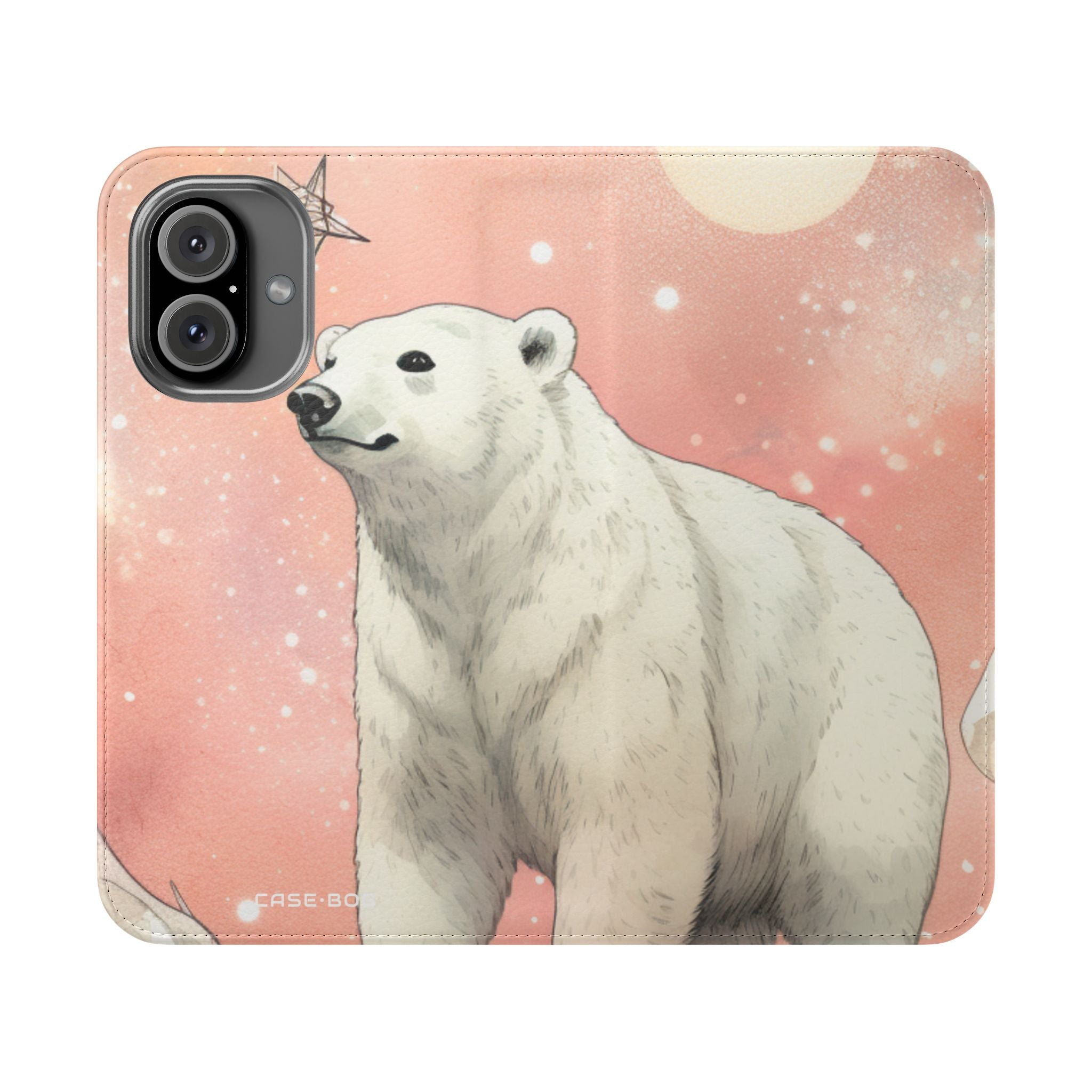 Polar Bear Nebula - iPhone 16 Case - Wallet