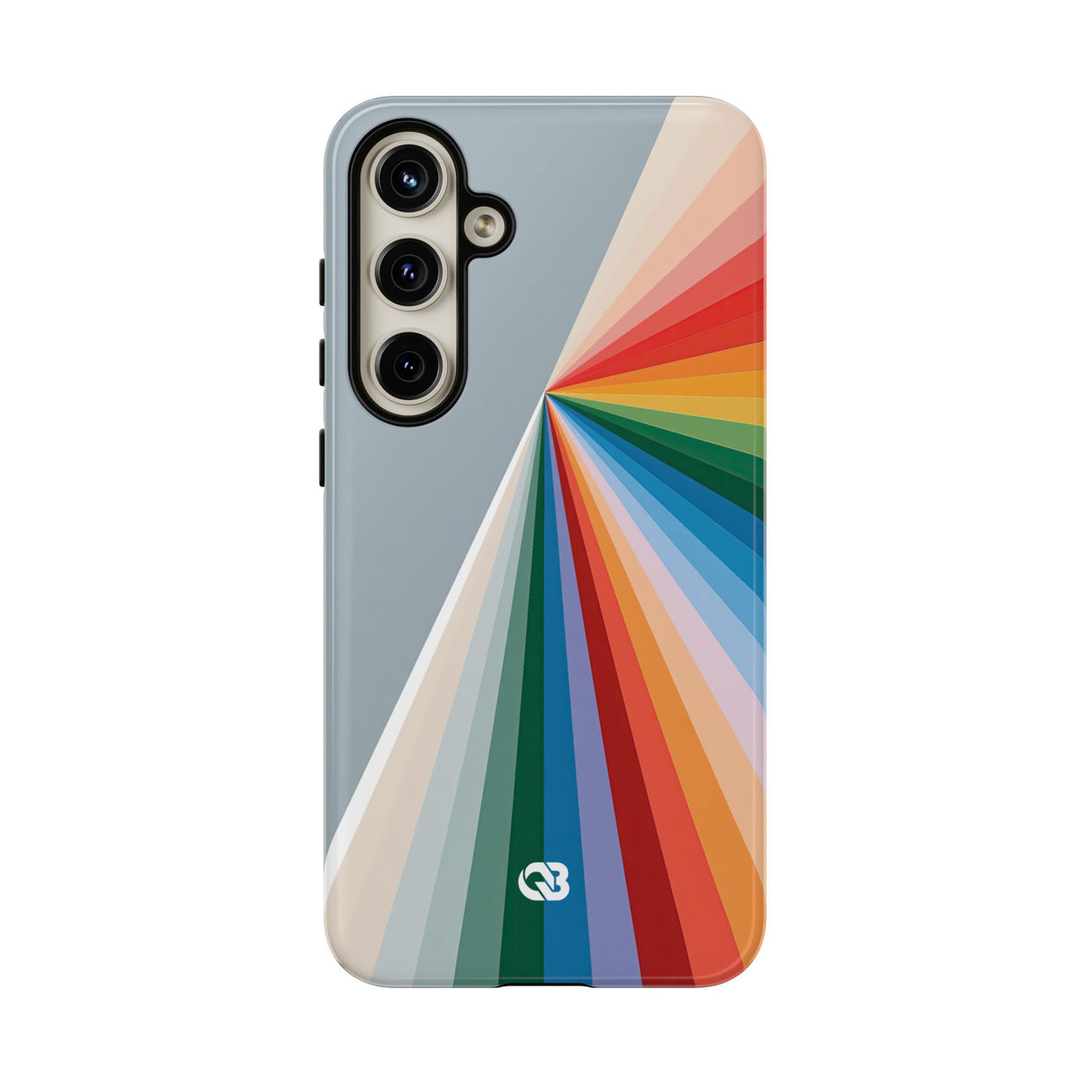 Grey Tough Phone Case for Samsung - Slate Prism Burst