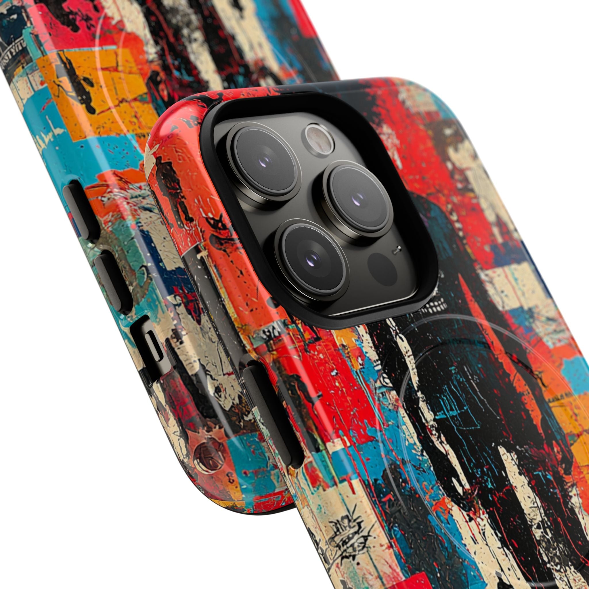 Spiky Skull Silhouette iPhone 14 Pro Case - Tough+