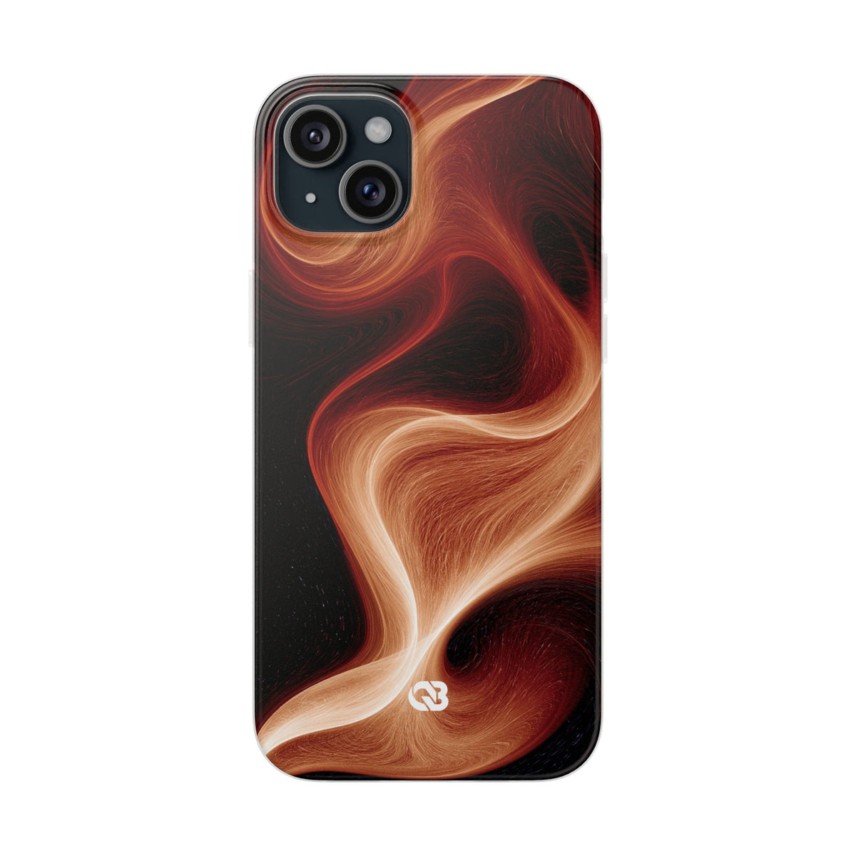 Solar Ember Flow · Lite Phone Case for iPhone · Orange