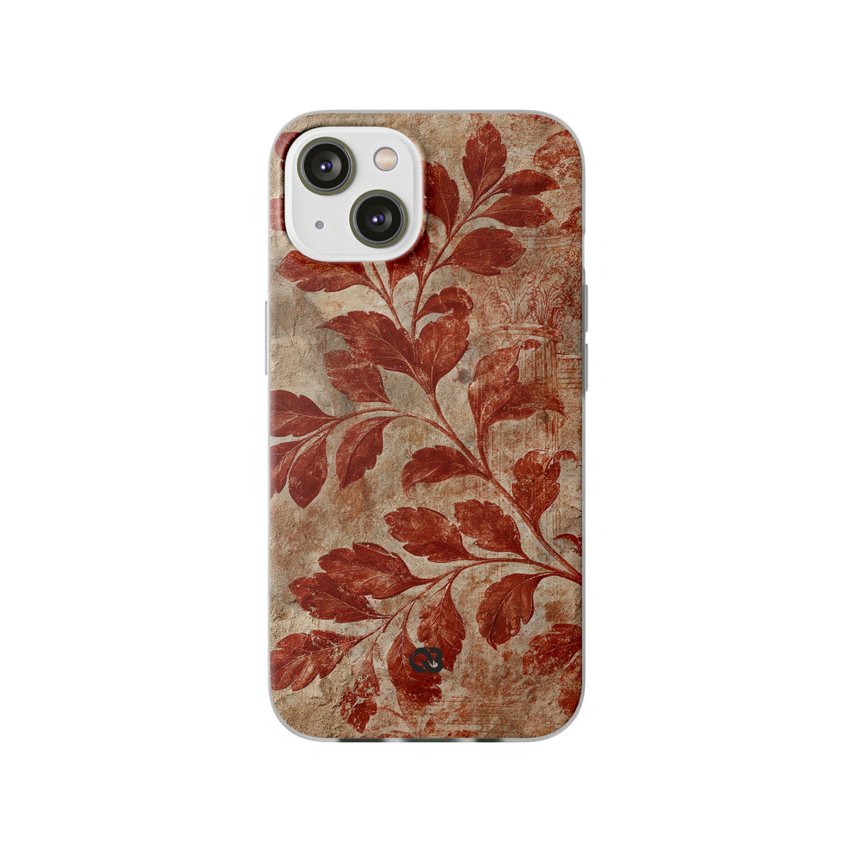 Terracotta Botanical Fresco · Lite Phone Case for iPhone · Red