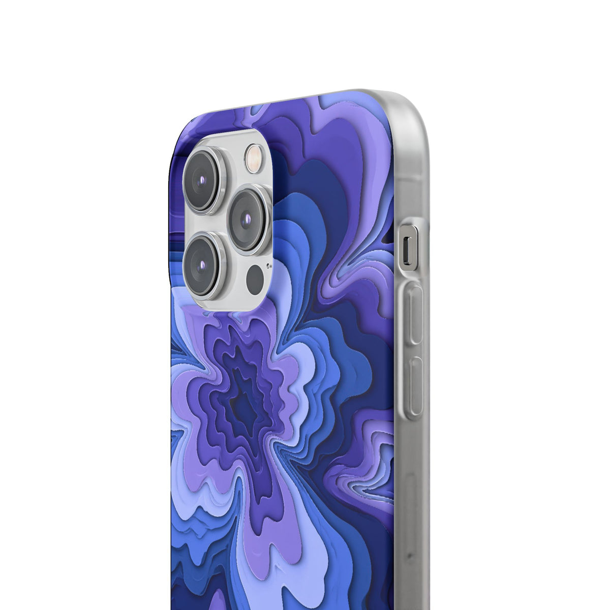 Periwinkle Strata Bloom · Lite Phone Case for iPhone · Purple