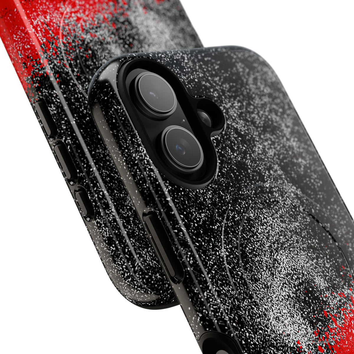 Crimson Noir Drip · Tough 2.0 Magnetic Phone Case for iPhone · Black