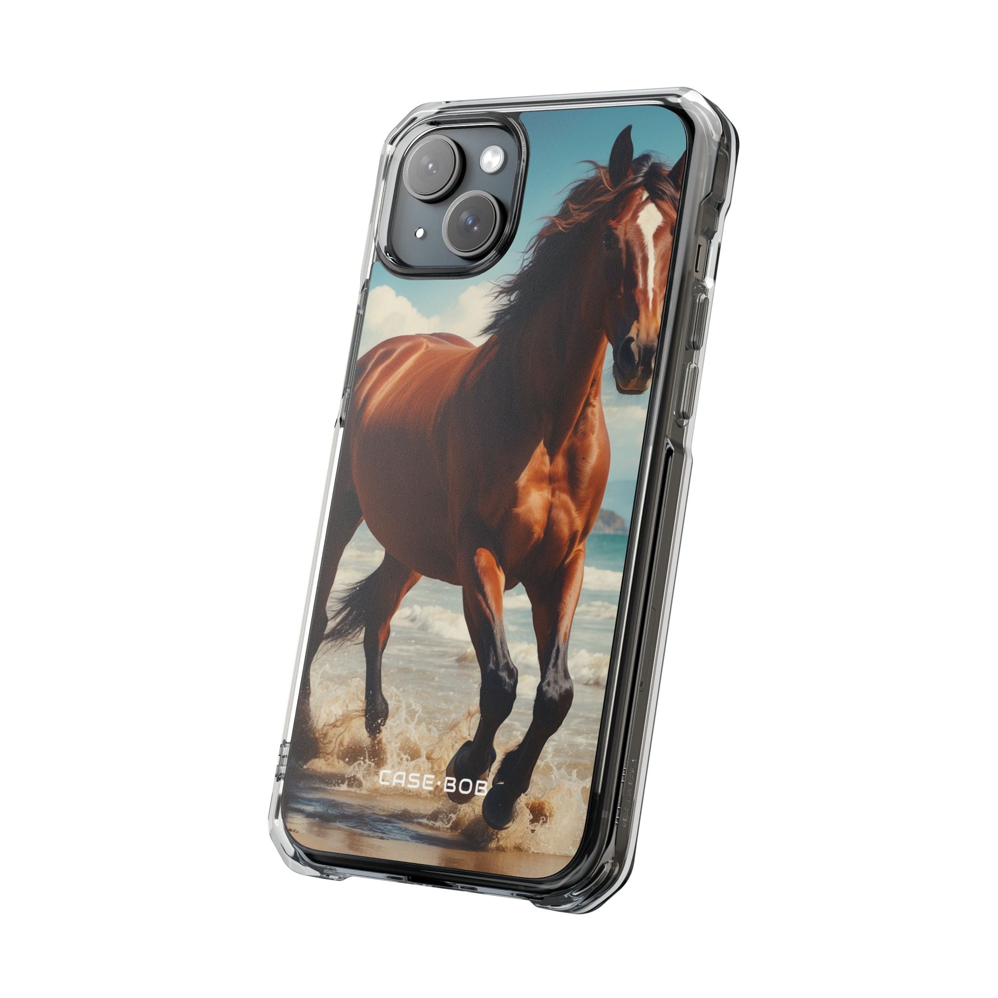 Blazing Horse iPhone 15 Plus Case - Impact