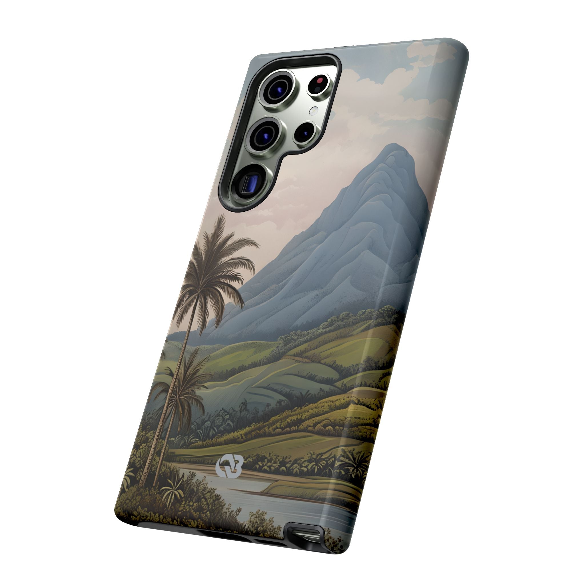 Verdant Blue Summit · Tough Phone Case for Samsung