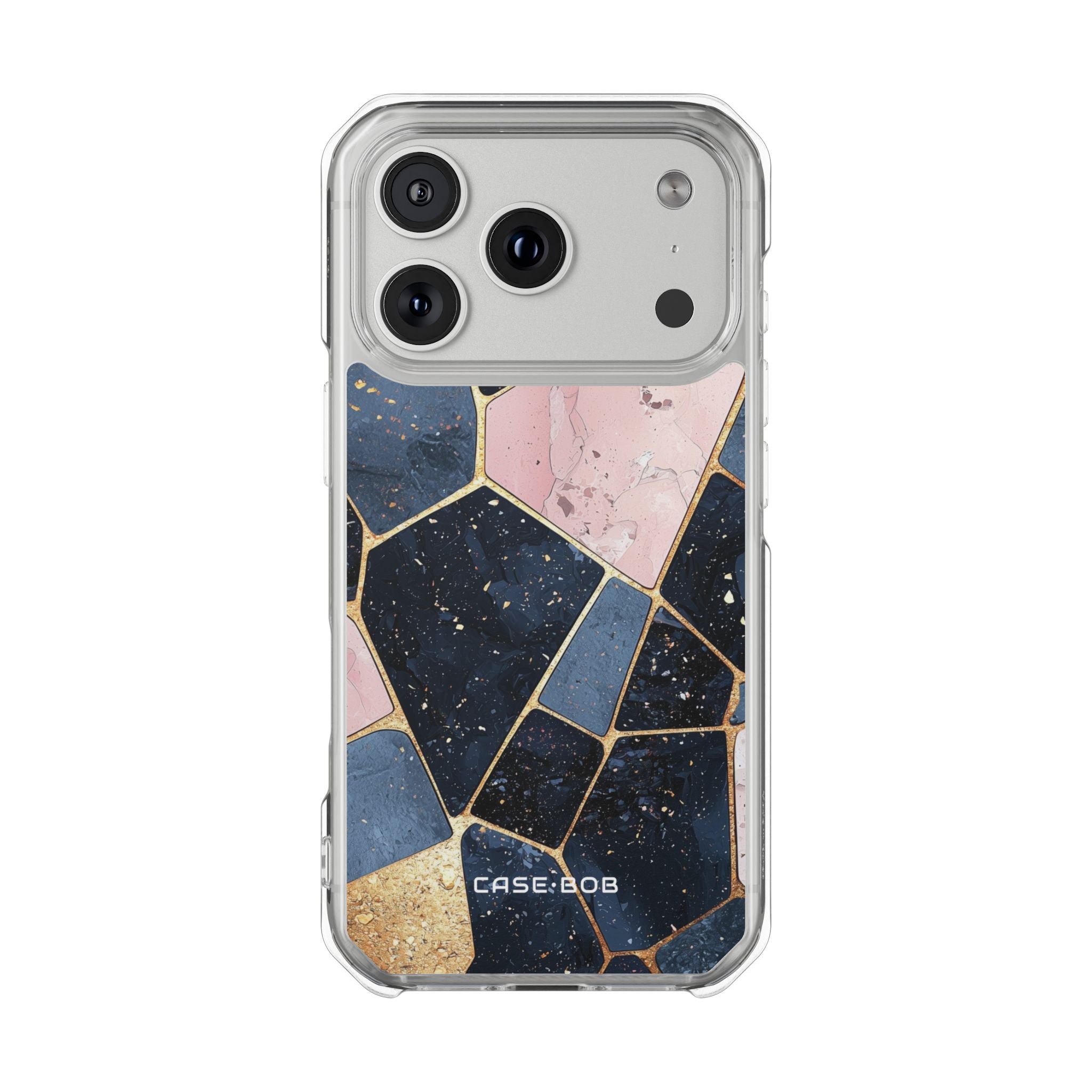 Gold Vein Mosaic iPhone 17 Pro Case - Impact