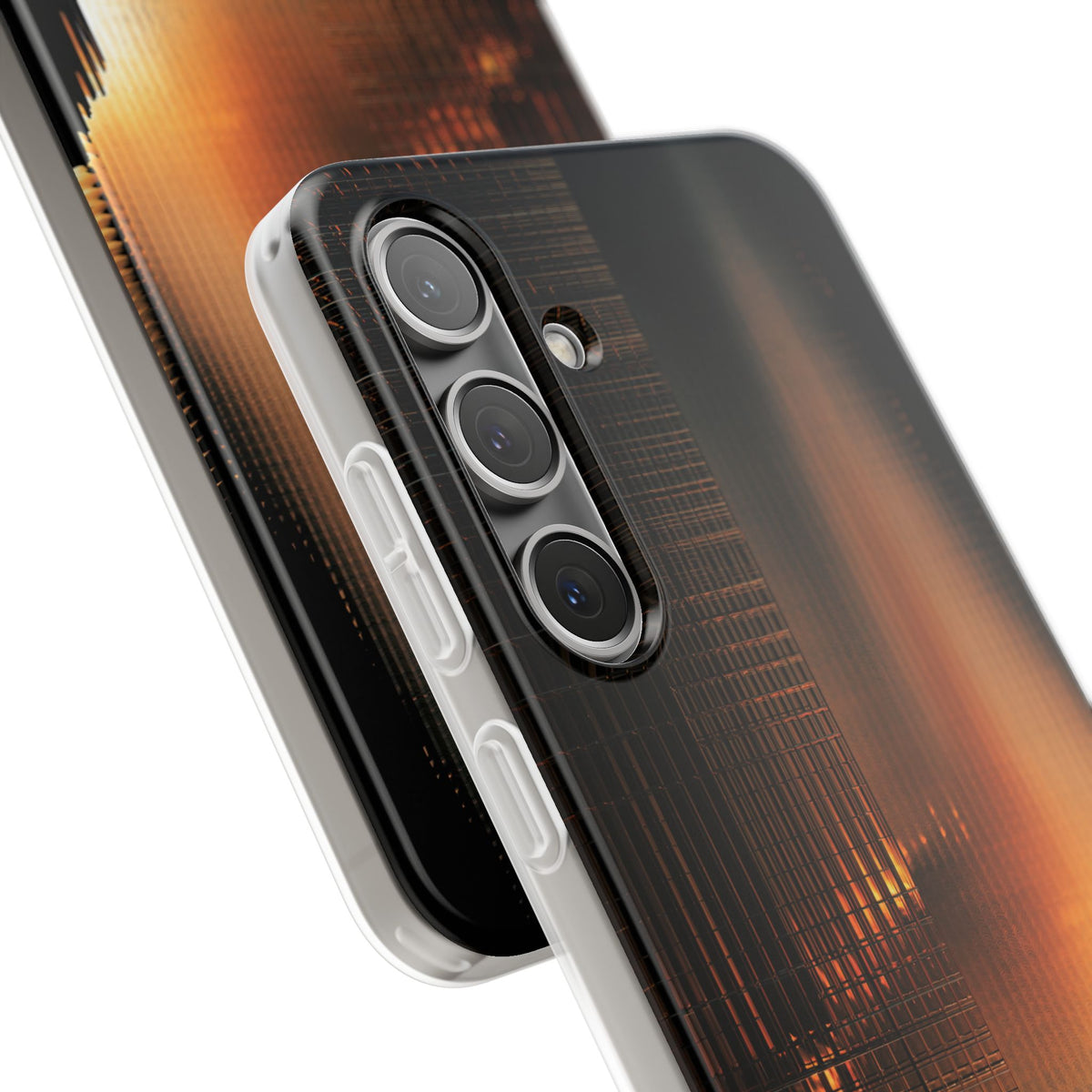 Luminous Grid · Lite Phone Case for Samsung · Black