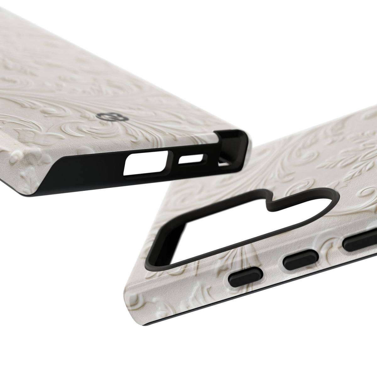 Sculpted Acanthus Relief · Tough Phone Case for Samsung · White